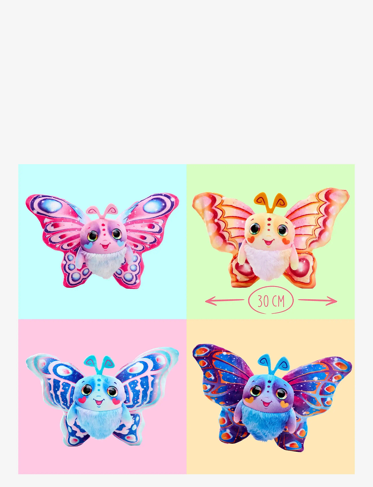 Simba Toys - Fluffy Fly Butterfly Plush, Pink - mjukisdjur - pink - 4