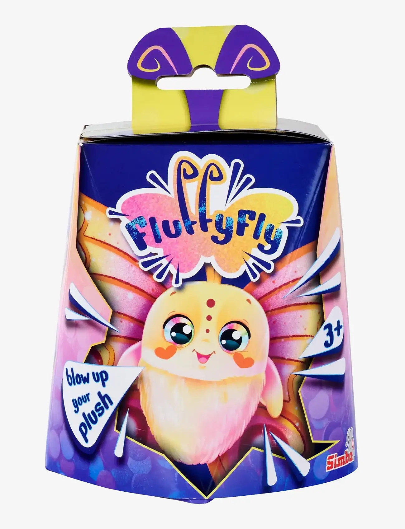 Simba Toys - Fluffy Fly Butterfly Plush, Yellow - tøjdyr - yellow - 2