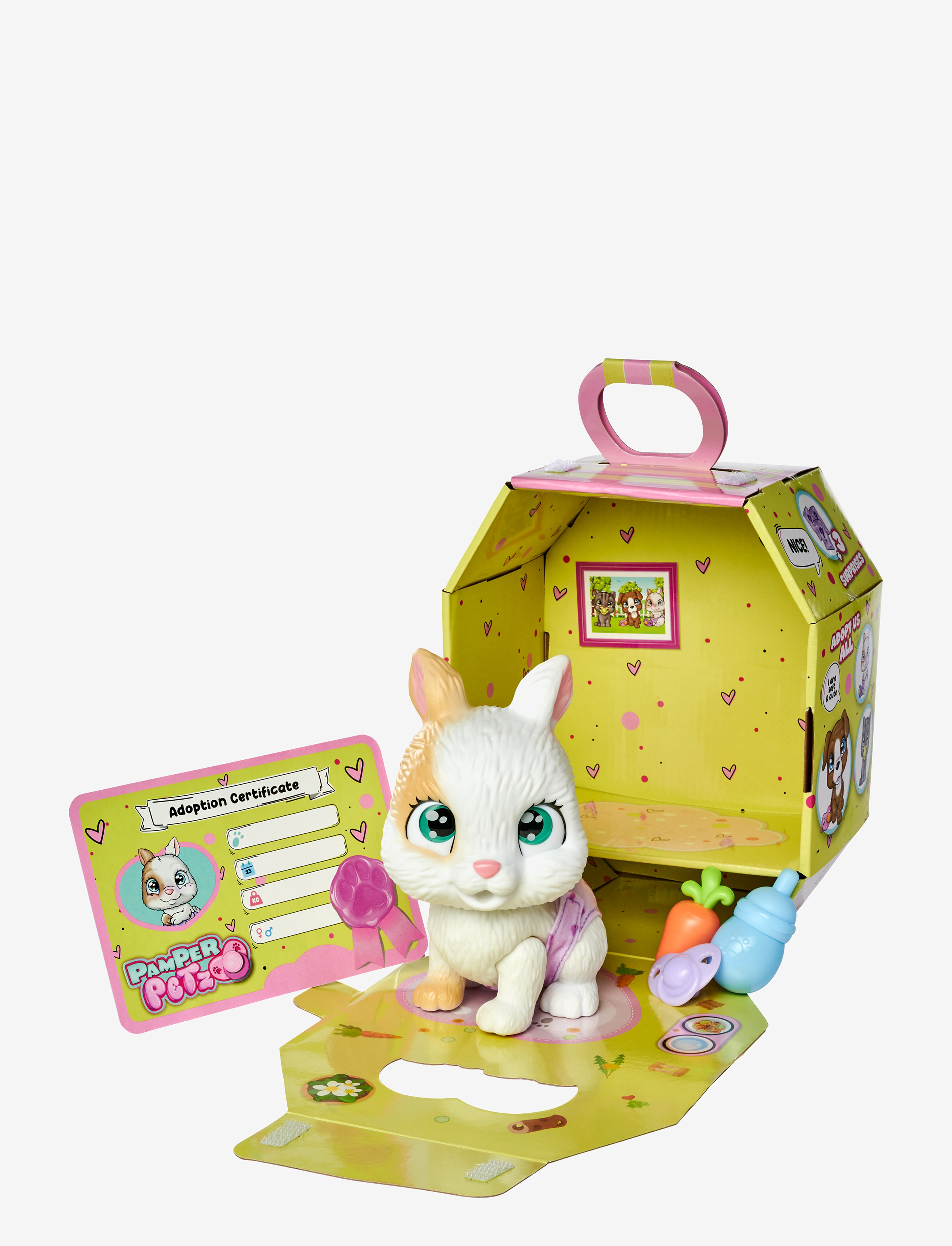Simba Legetøj Pamper Petz Rabbit, One Size, Multi/patterned, Interaktive Dyr Og Robotter > Interaktive Dyr, Børn