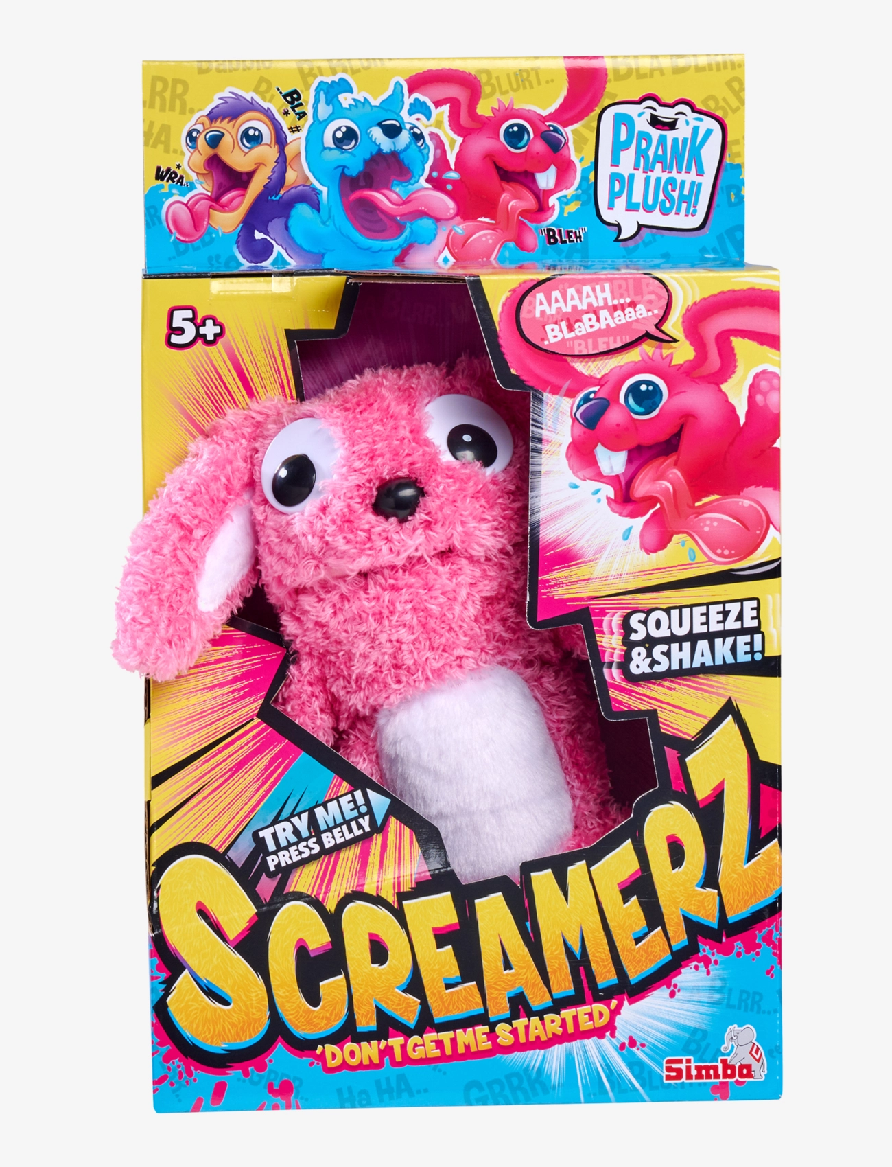 Simba Toys - Simba Toys ScreamerZ Kanin (30 cm) - interaktiva djur - pink - 3