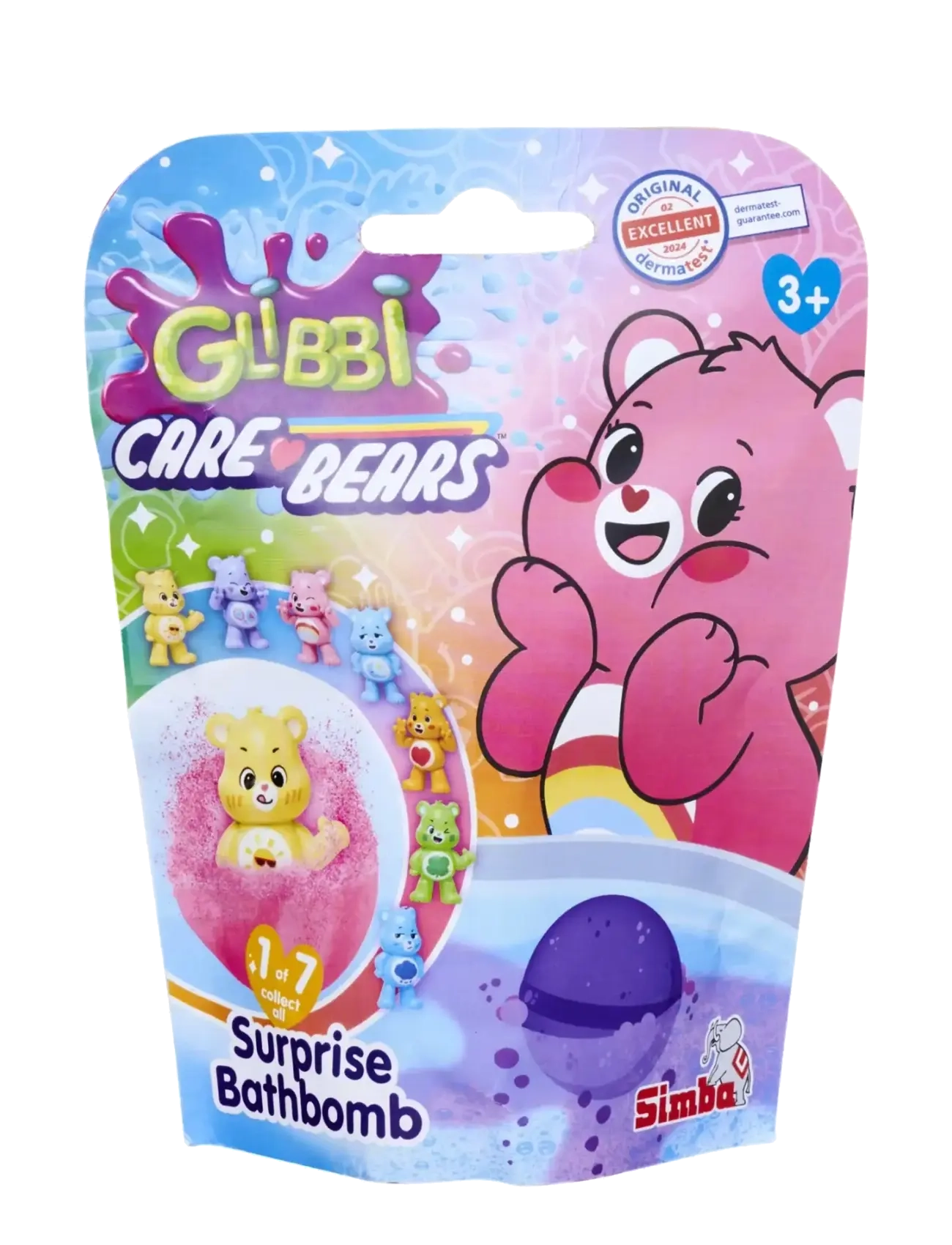 Simba Toys Zimpli Kids Baff Bombz Care Bears Surprise - 4 for 3 - MULTI COLOURED / pink/rose