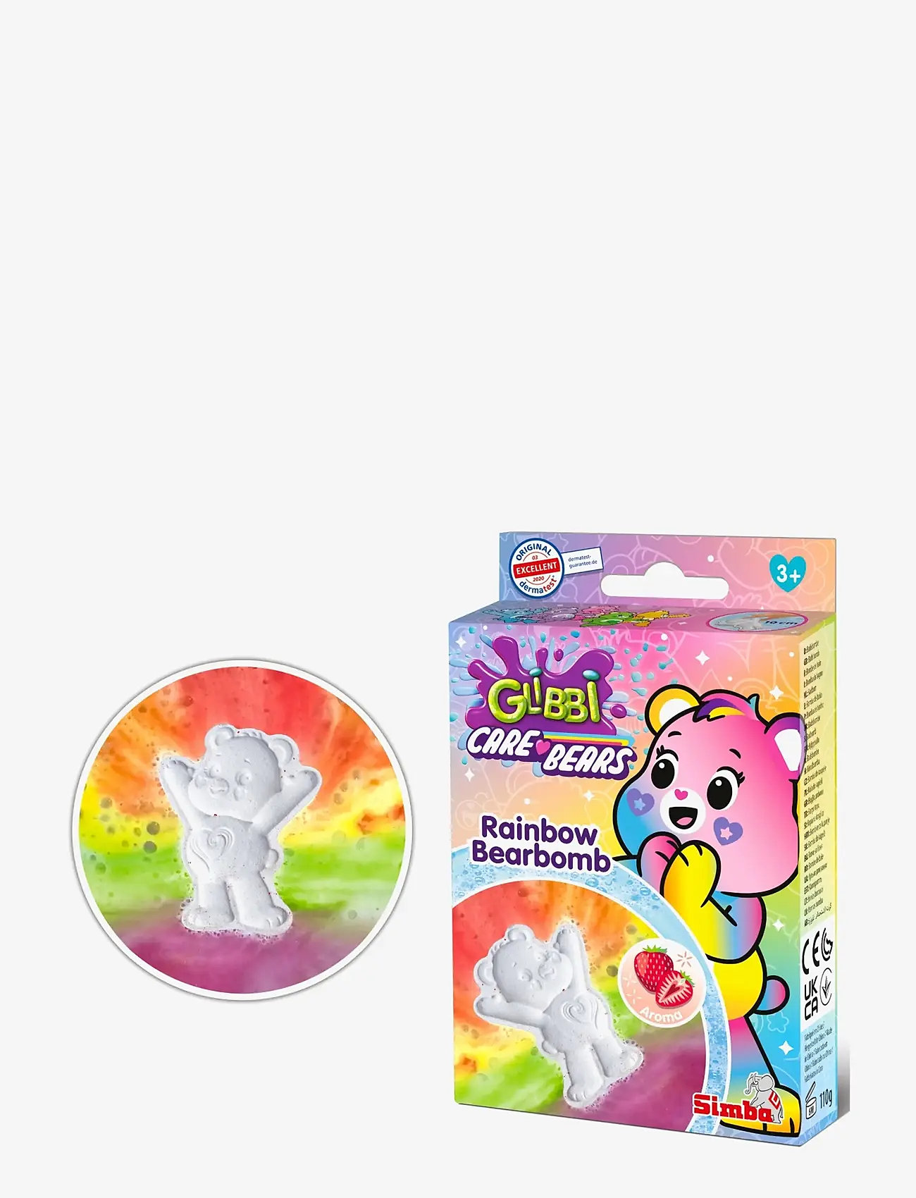 Simba Toys - Zimpli Kids Care Bears Rainbow Bearbomb - bath toys - multi coloured - 0