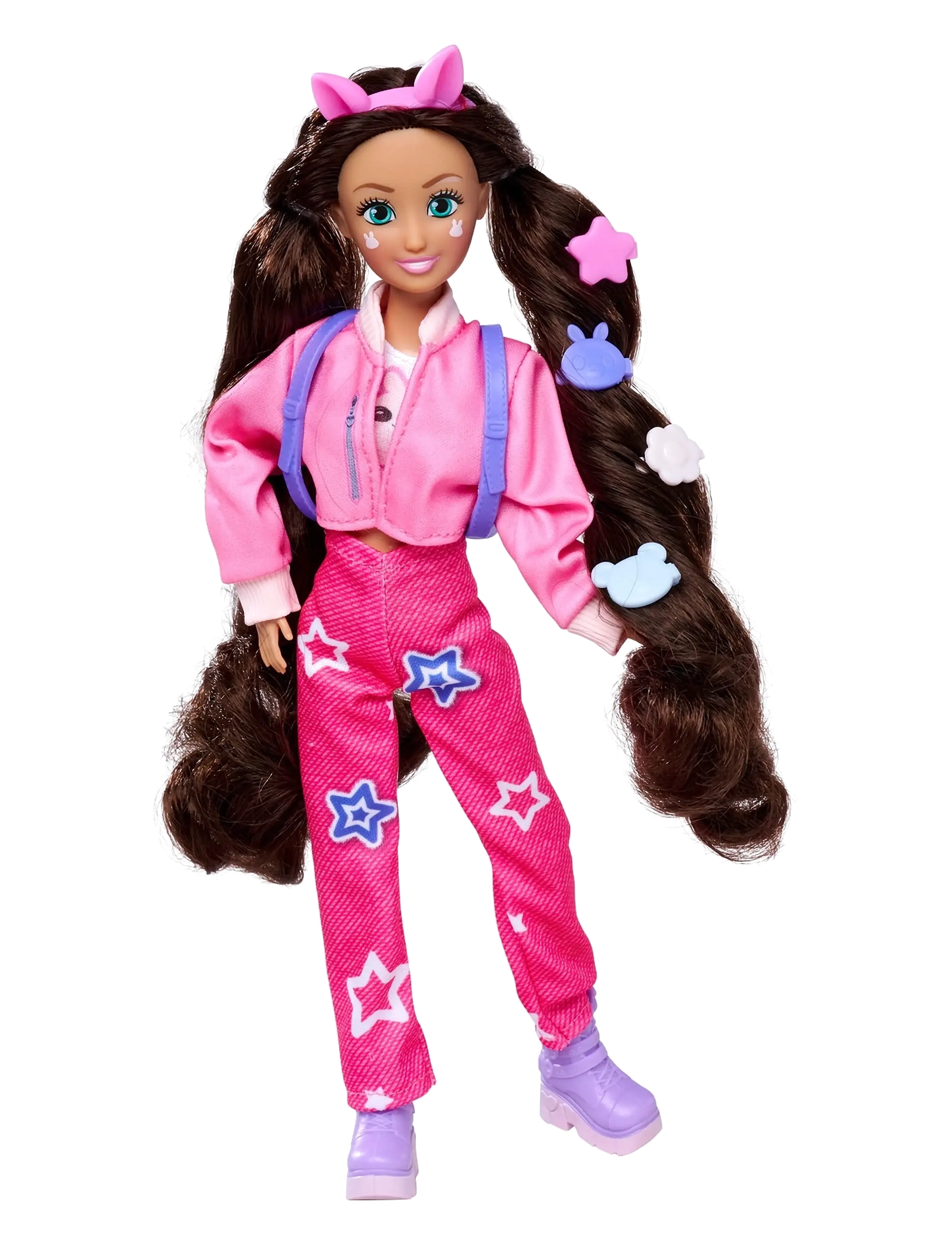 Simba Spielzeug Kawaii Doll Lucy, One Size, Dolls & Accessories, Rosa - Dolls, Kinder