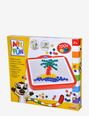 Simba Toys - Art &Fun Sett Plug-In Mosaikk, 100 Stykker - lærerike spill - multi coloured - 2