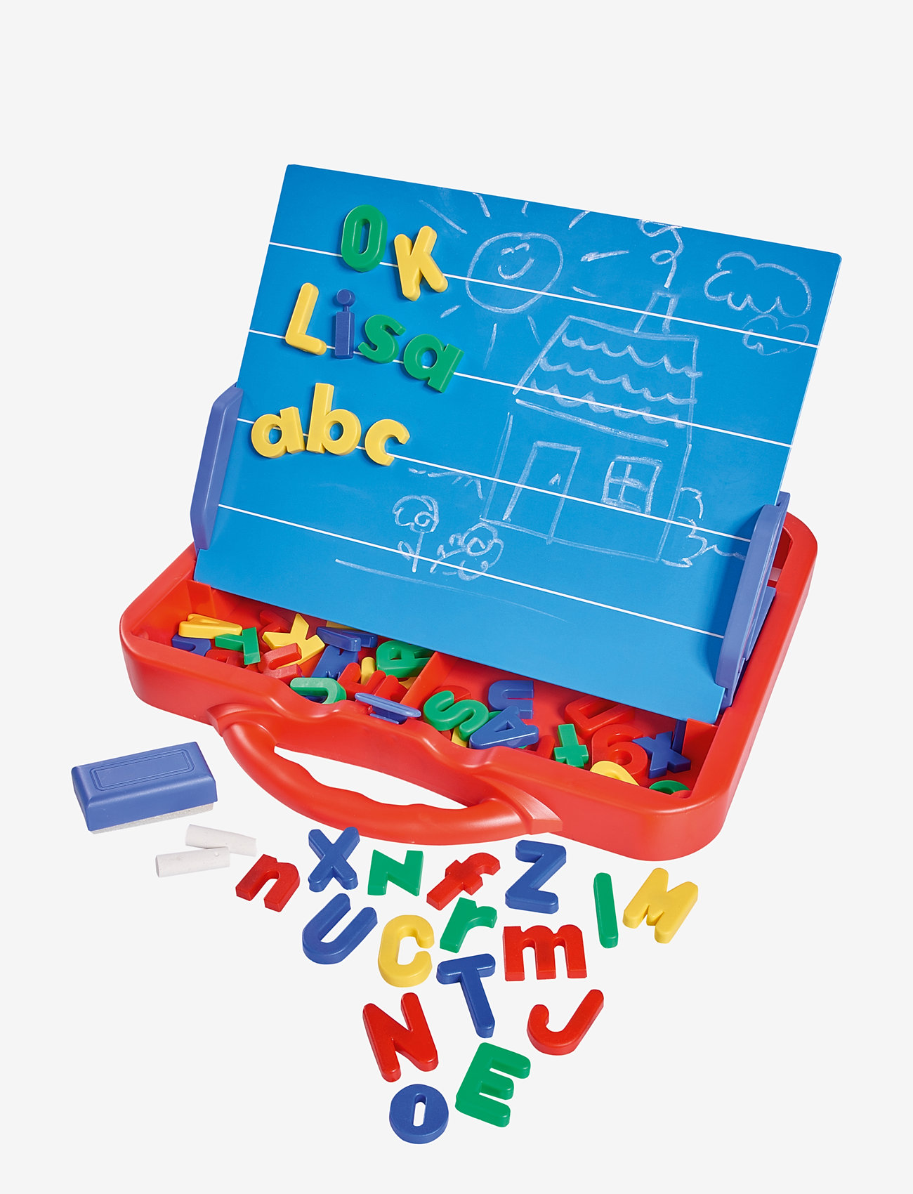 Simba Toys - Art & Fun ABC Magnetic Board in Case - pædagogiske spil - multi coloured - 0