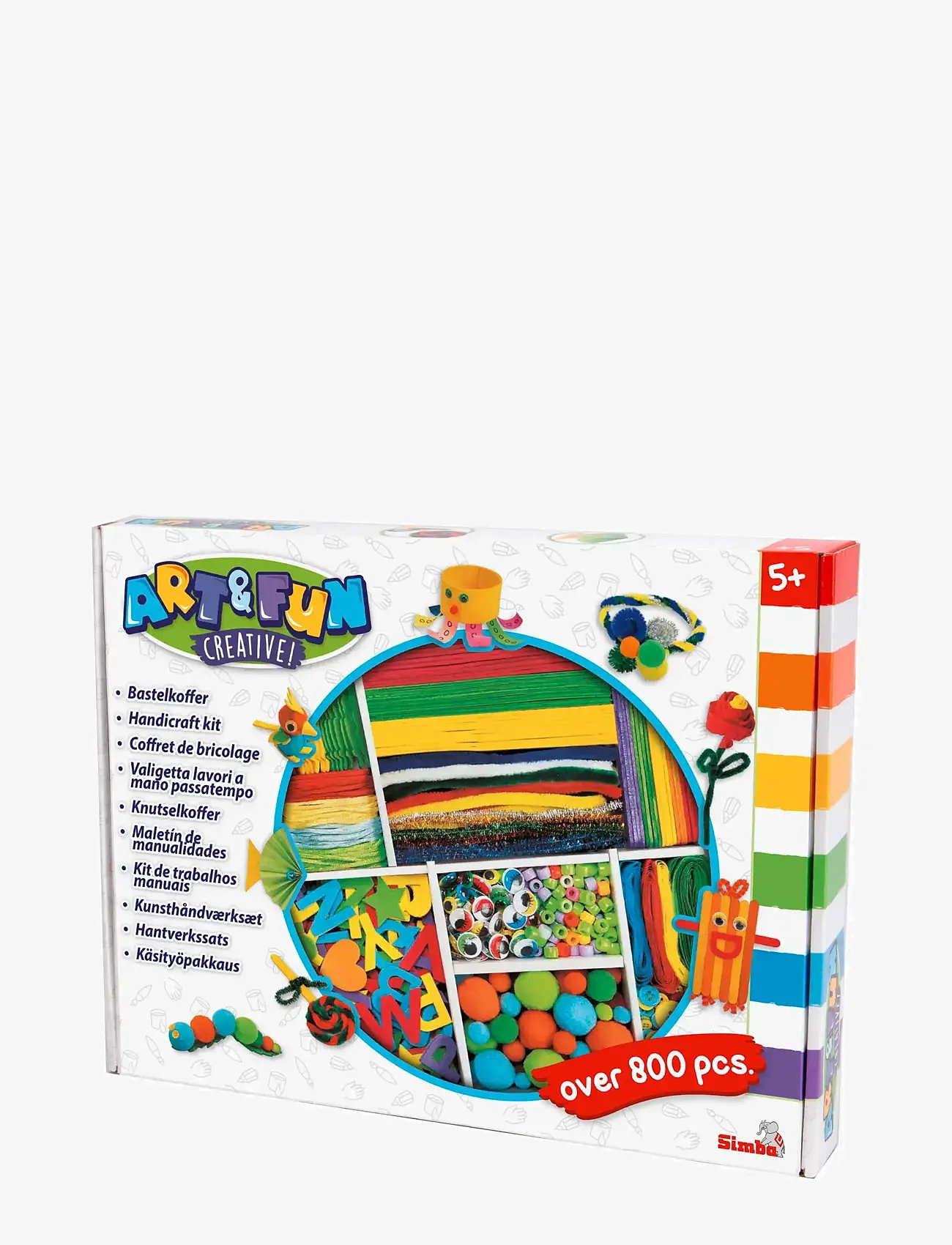 Simba Toys - Art & Fun Handicraft Box - kreasæt - multicolor - 0