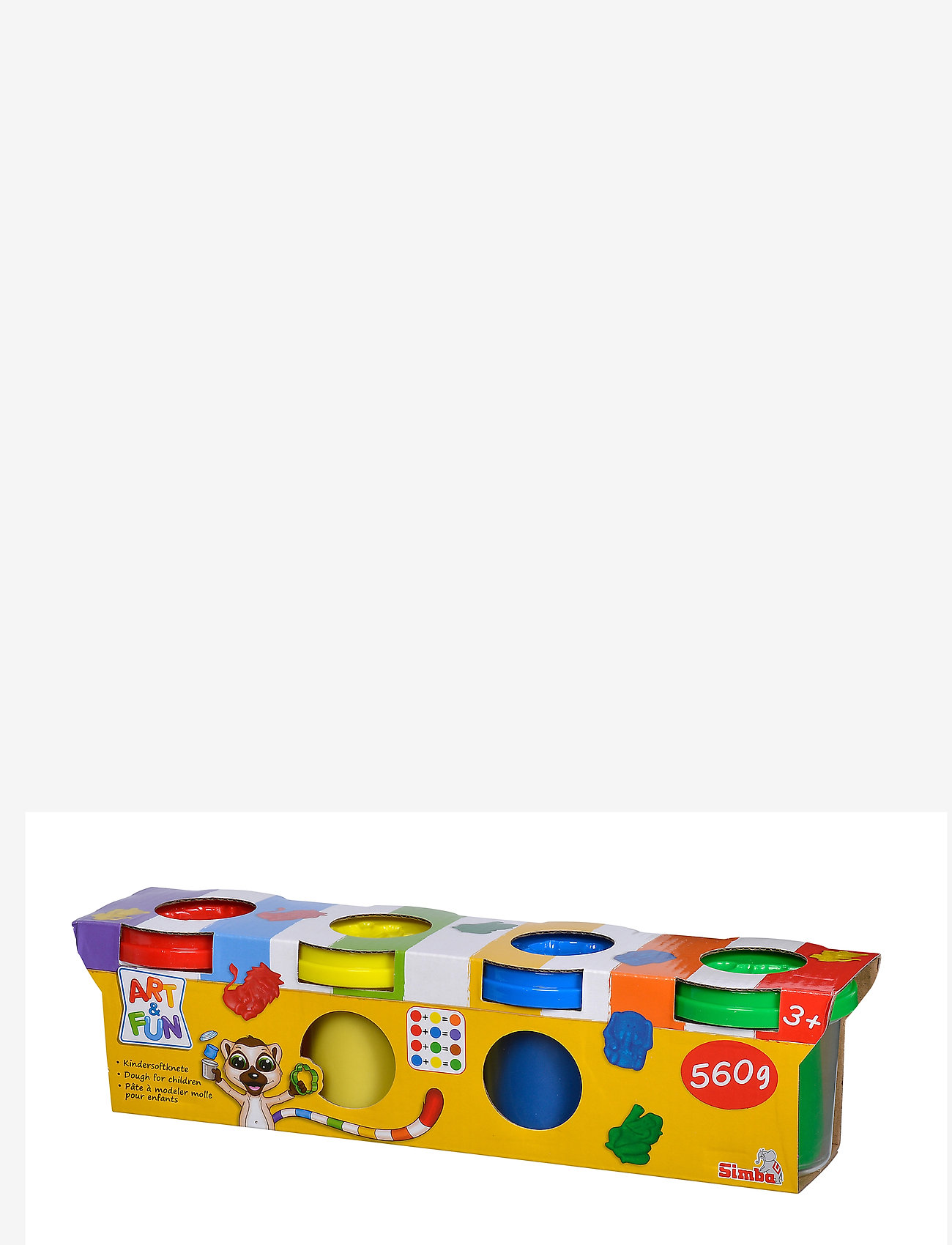 Simba Toys - Art & Fun Soft Dough - muovailuvahat - yellow - 3