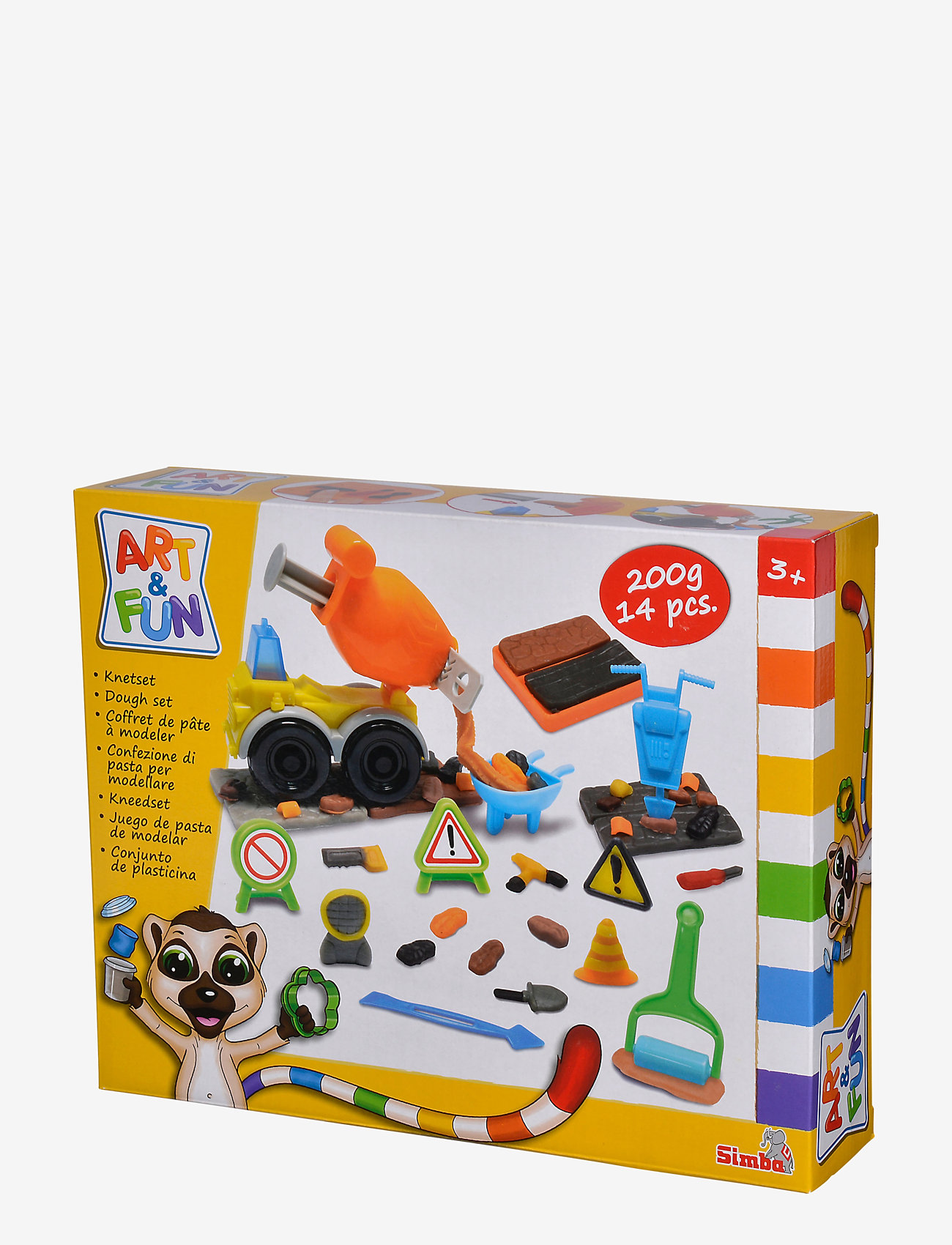 Simba Toys - Art & Fun Dough Set Construction - alhaisimmat hinnat - multi coloured - 0