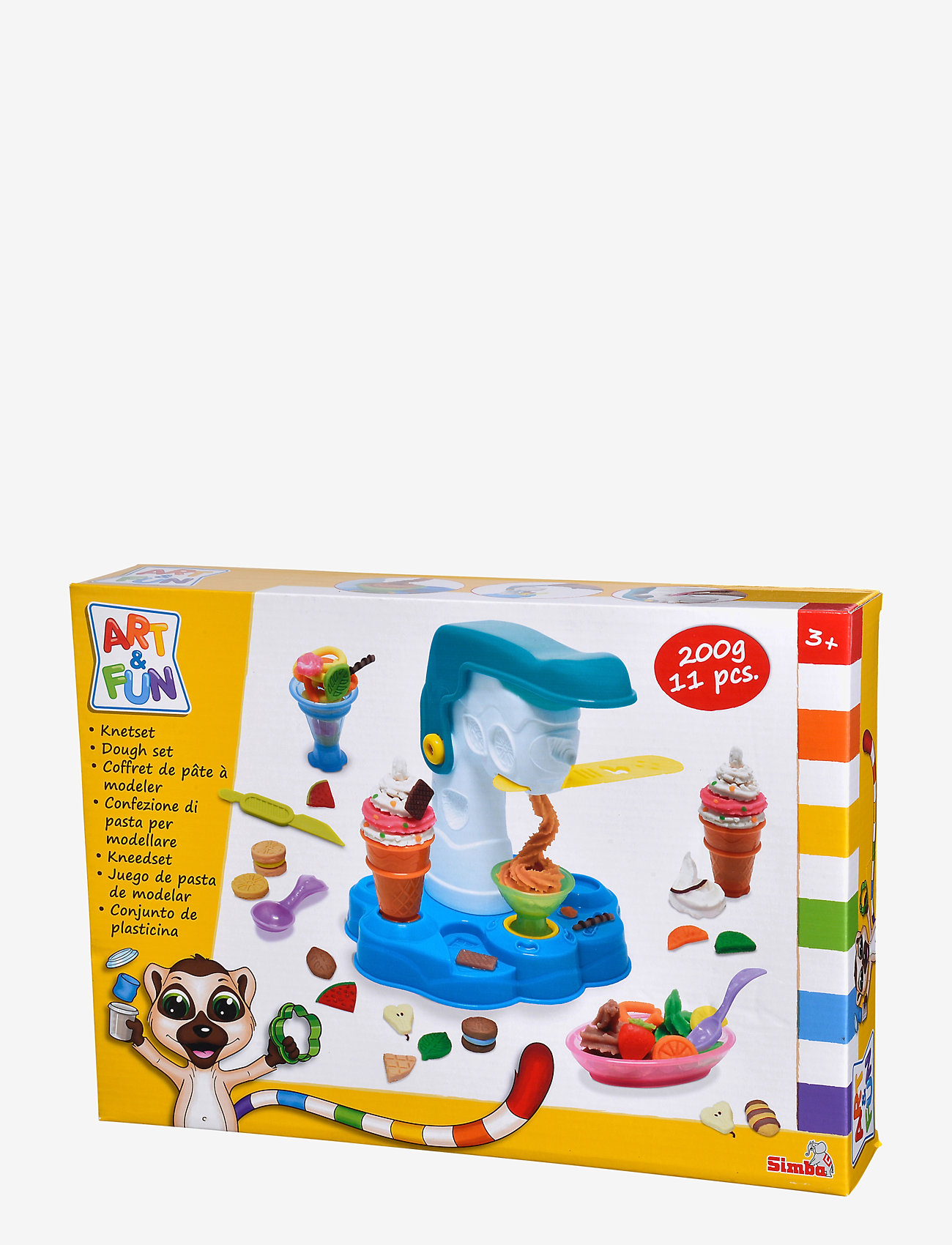 Simba Toys - Art & Fun Leklera Set Mjukglass - lägsta priserna - multicoloured - 0
