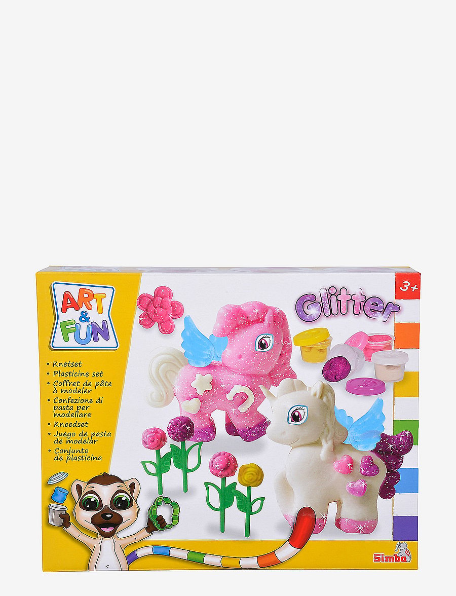 Ükssarvik - Art & Fun Dough Set Unicorn - voolimismass - yellow - 1