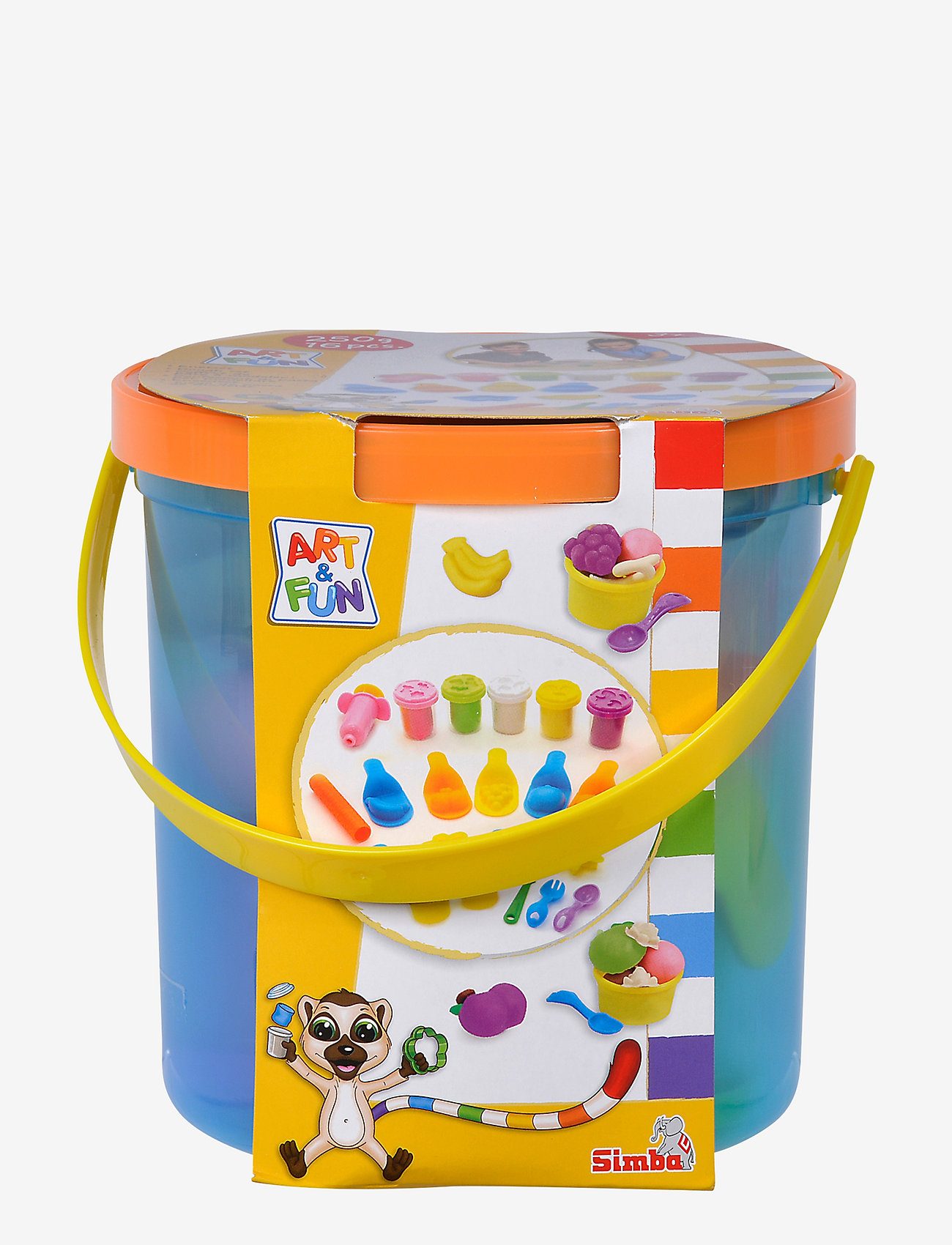 Simba Toys - Art & Fun Dough Set Fruit Bucket - julegaver under 300kr - multicolor - 2