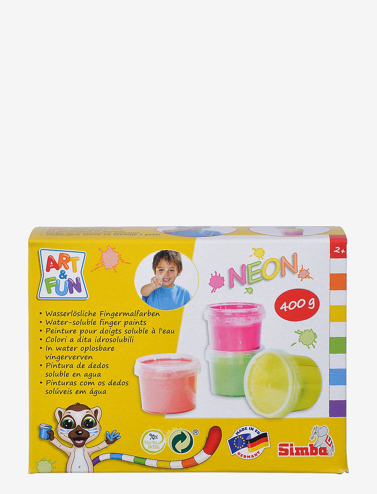 Simba Toys - Art & Fun Fingermaling Neon - malinger - multi coloured - 1