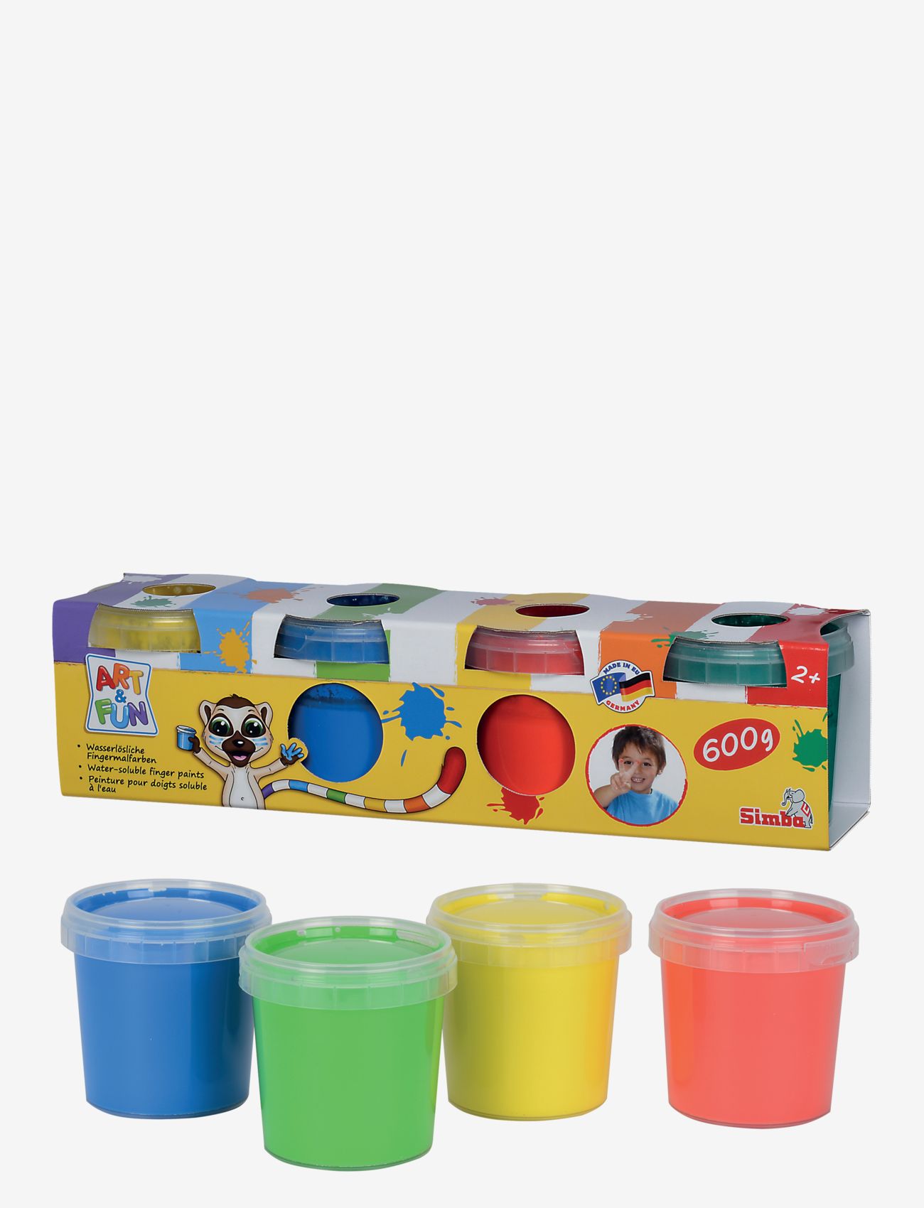 Simba Toys - A&F Fingerpaint - maalit - multi coloured - 1