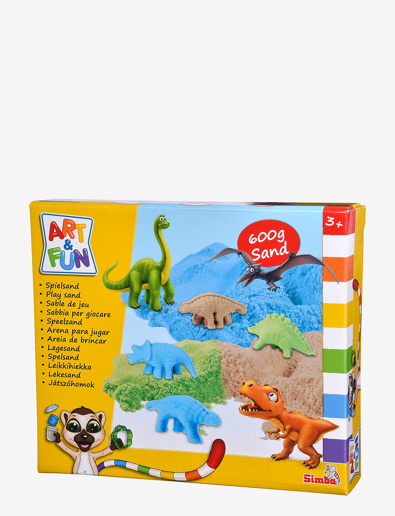 Simba Toys - Art & Fun Playsand Set Dinosaurs - askartelusarja - multicoloured - 0
