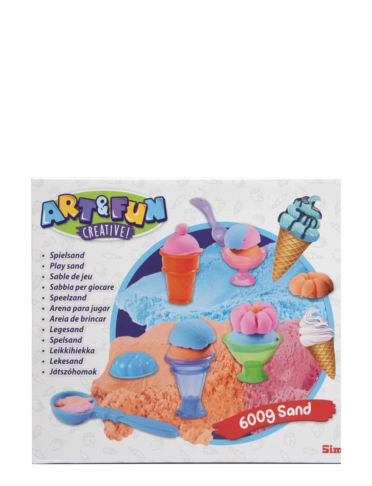 Simba Toys - Art & Fun Playsand Set Ice Creme - askartelusetit - multicoloured - 2