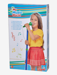Simba Toys - My Music World Mikrofon med Stativ - de laveste prisene - blue - 2