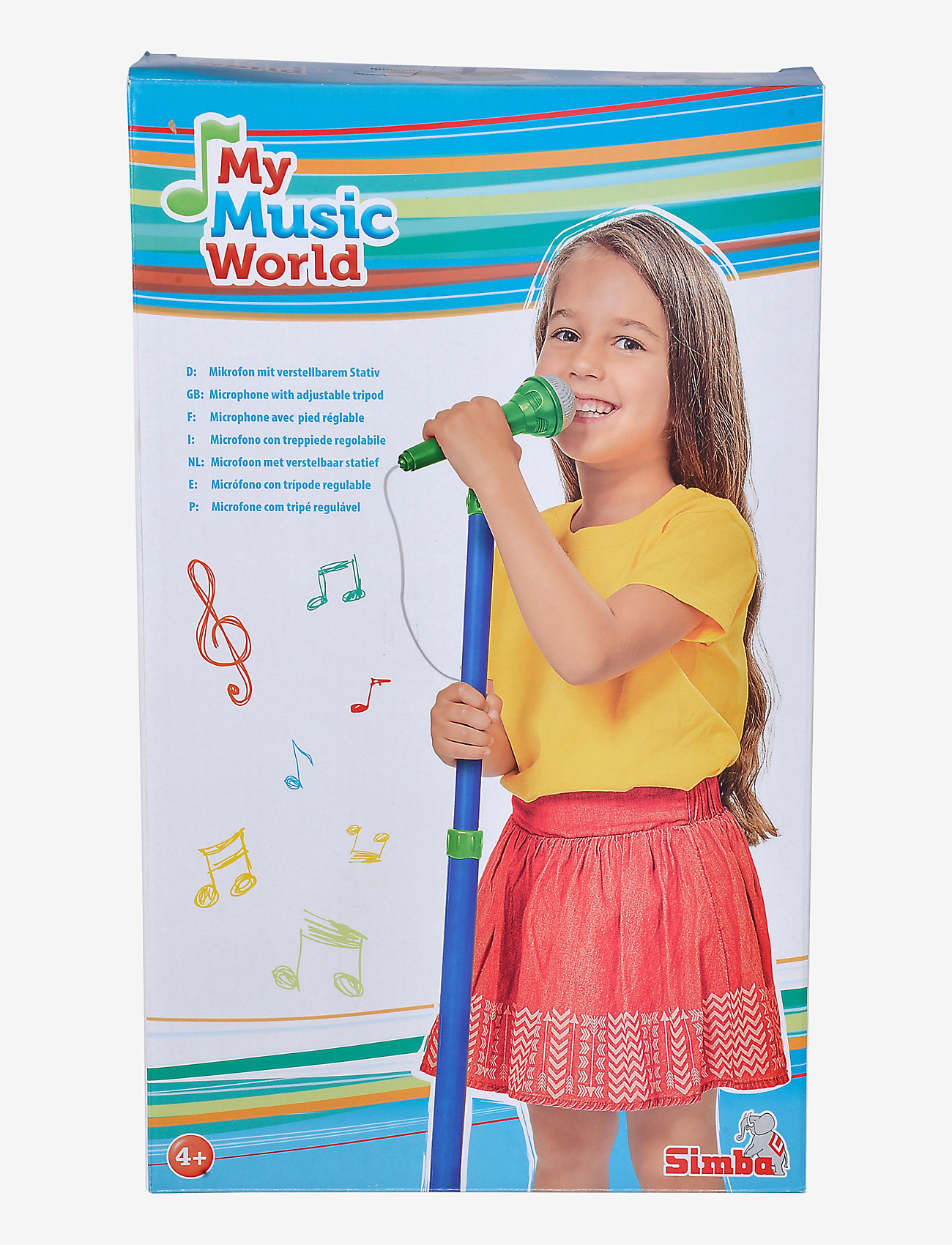 Simba Toys - My Music World Microphone Stand - laveste priser - blue - 3