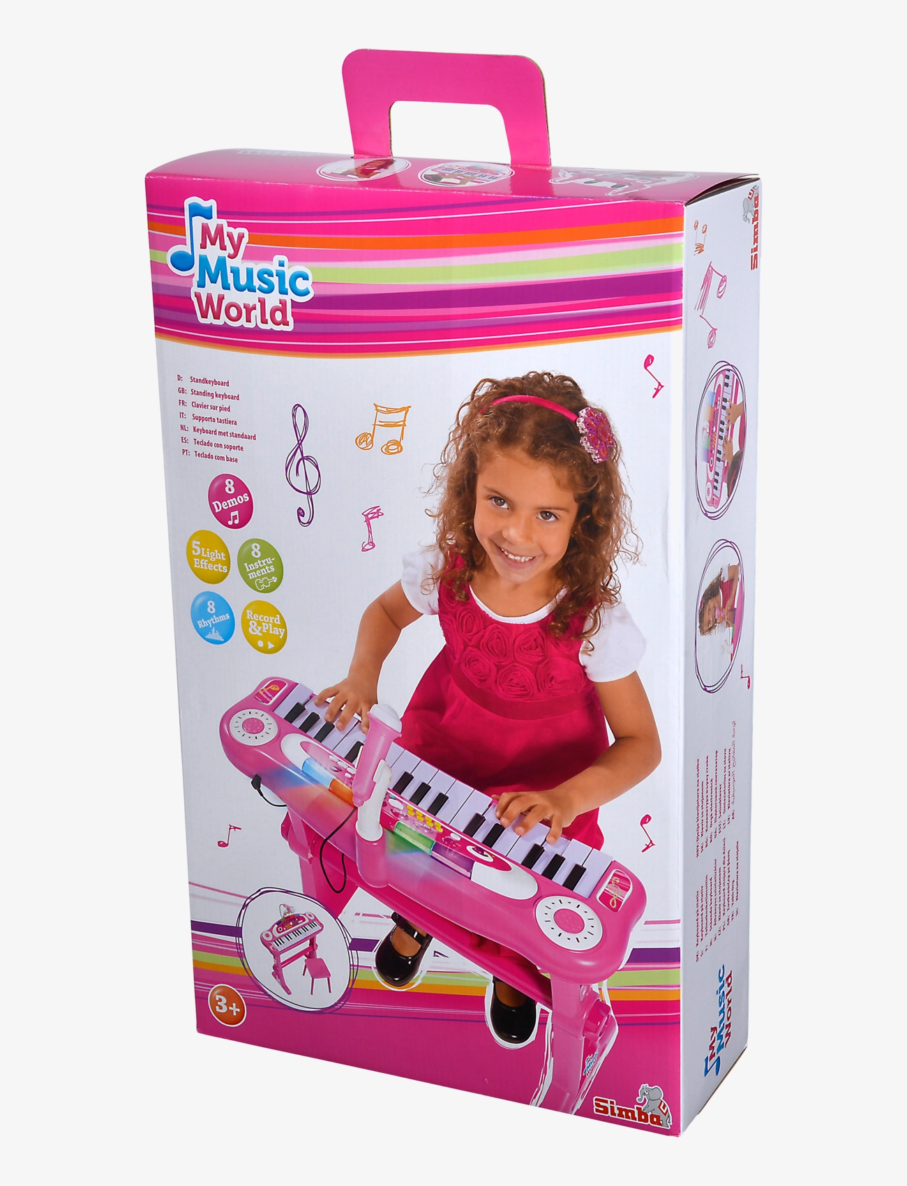 Simba Toys - My Music World Girls Standing Keyboard - musikinstrumenter - pink - 3