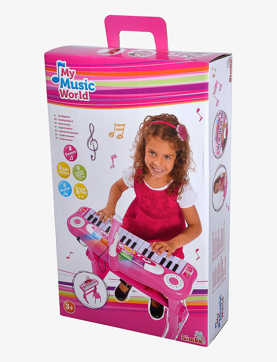 Simba Toys - My Music World Girls Standing Keyboard - musikinstrument - pink - 3