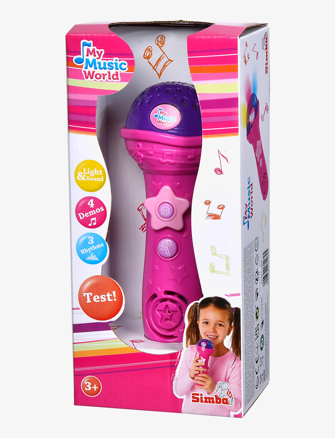 Simba Toys - My Music World Girls Shining Micro - musikinstrumenter - pink - 3