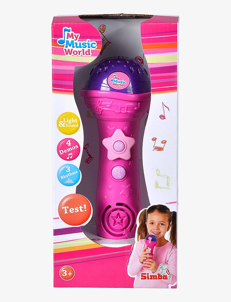 Simba Toys - My Music World Girls Shining Micro - musikinstrument - pink - 4