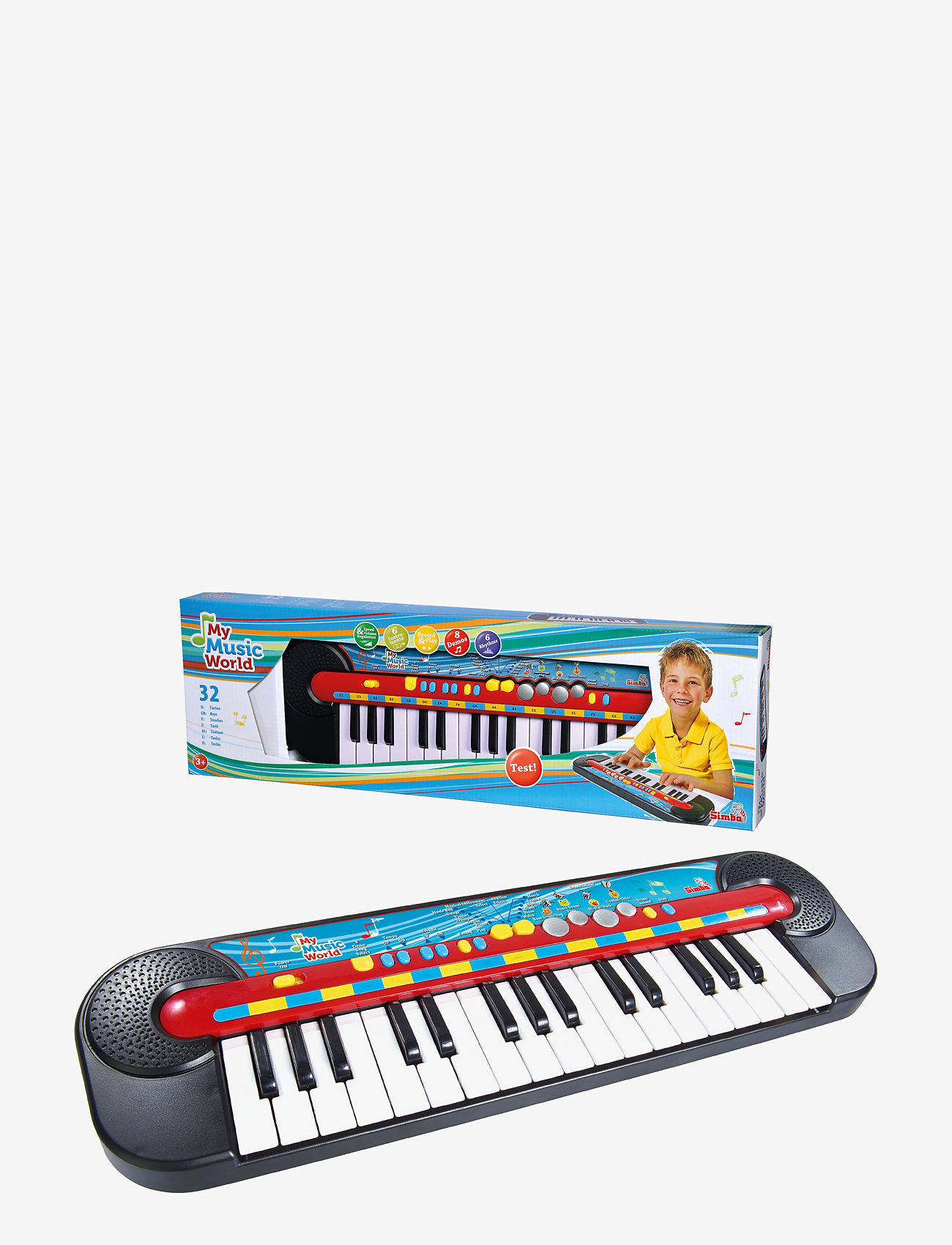 Simba Toys - My Music World Keyboard - julegaver under 500kr - black - 0