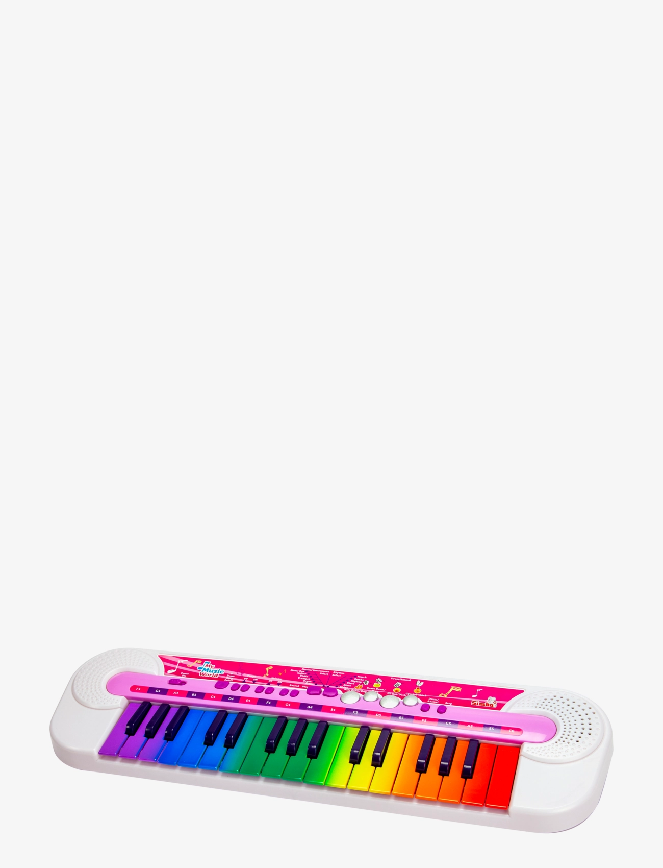 SIMBA Spielzeug My Music World Pink Keyboard Patterned - One Size - Kinder