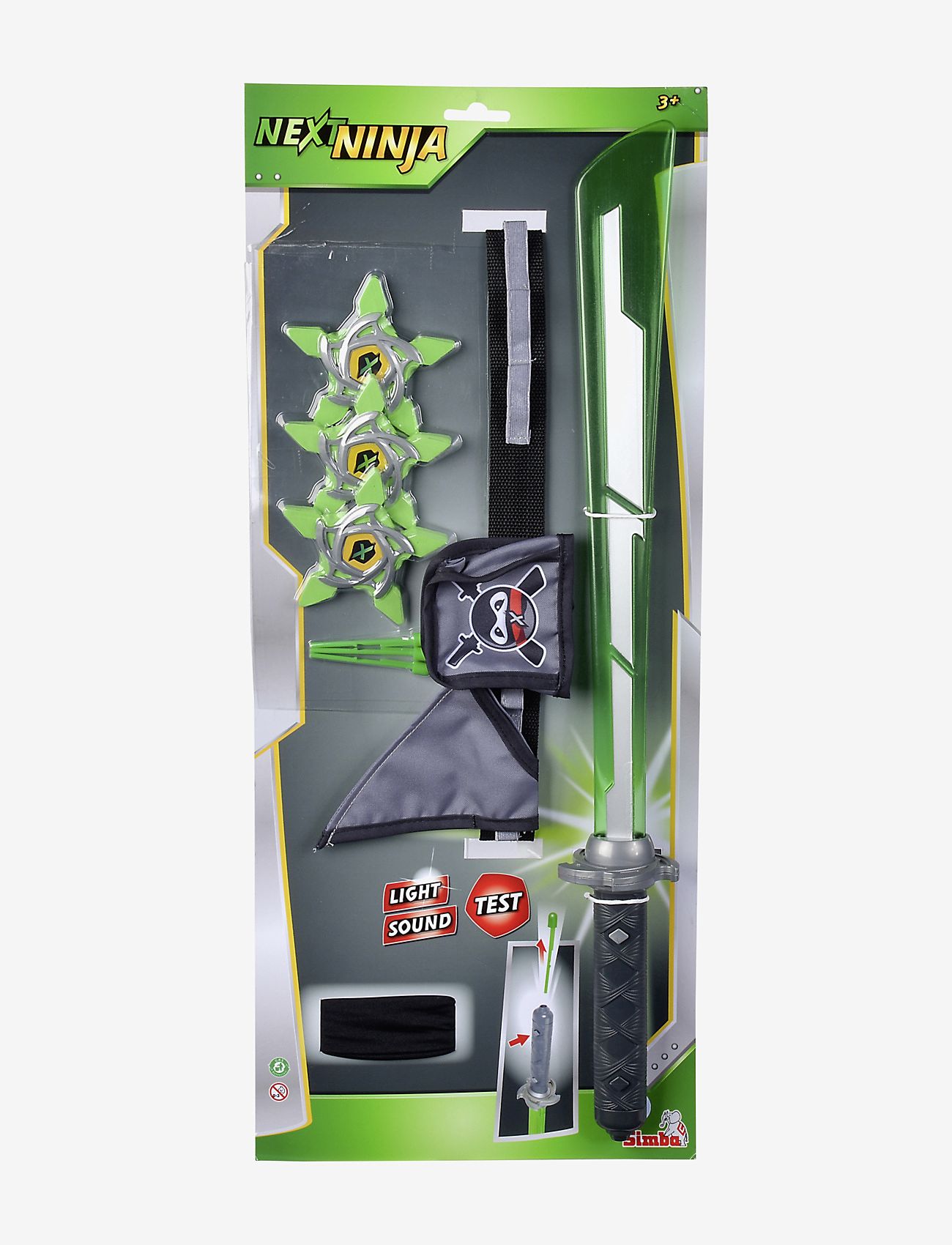 Simba Toys - Simba Toys Ninja Mega-Set, 9 pcs. - costume accessories - green - 2