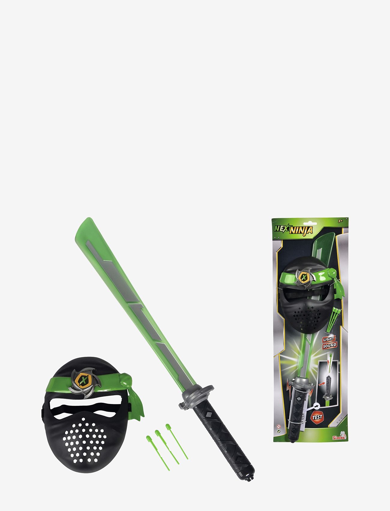 Simba Toys - Simba Toys Ninja Sword and Mask - maskeradtillbehör - green - 0