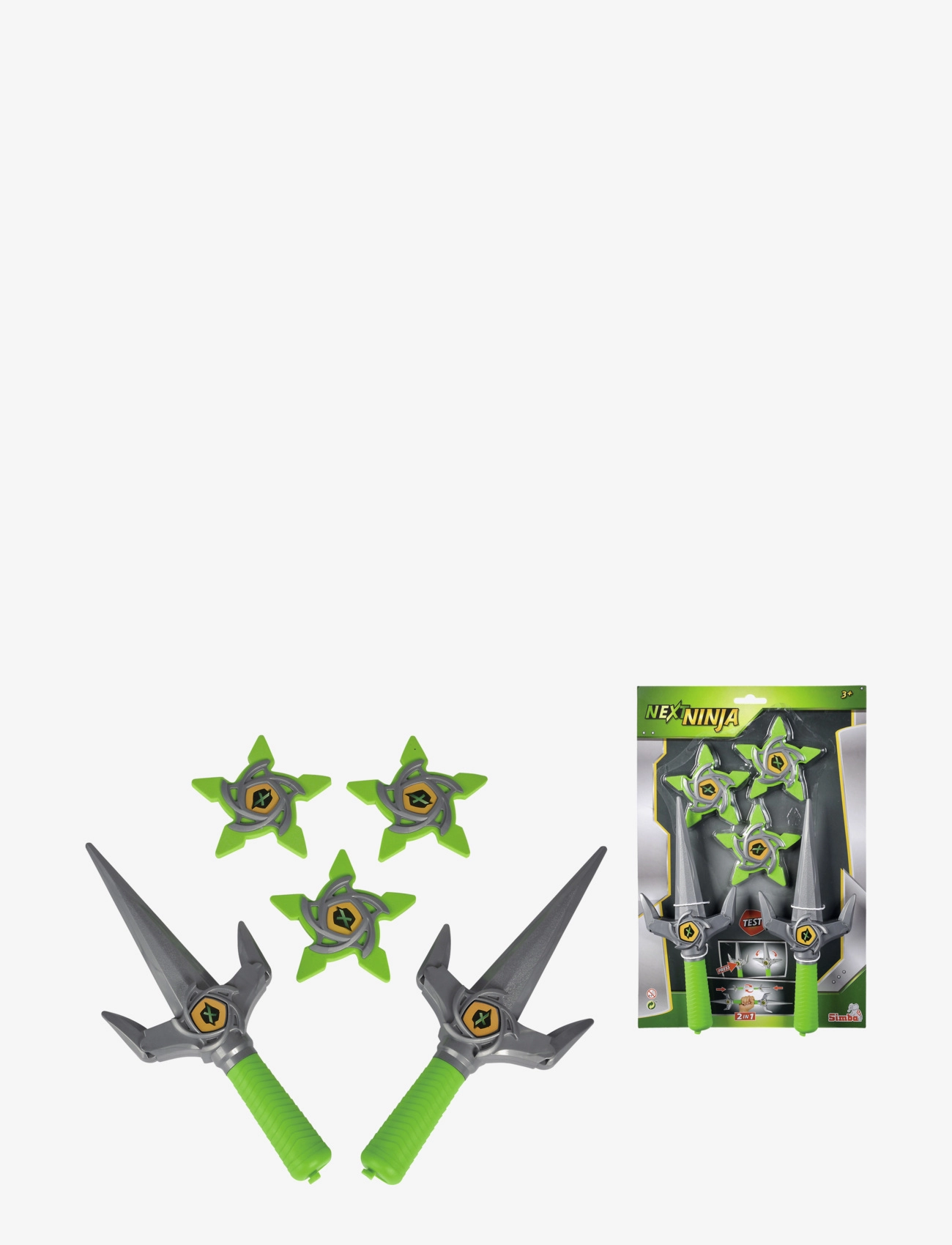 SIMBA Spielzeug Simba Spielzeug Ninja Knives Und Stars Patterned - One Size - Kinder