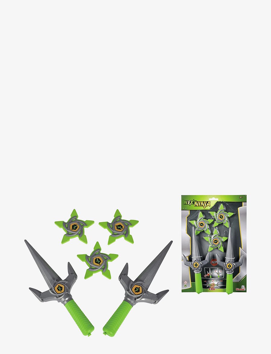 Simba Toys - Simba Toys Ninja Knives and Stars - kostüümide aksessuaarid - green - 0