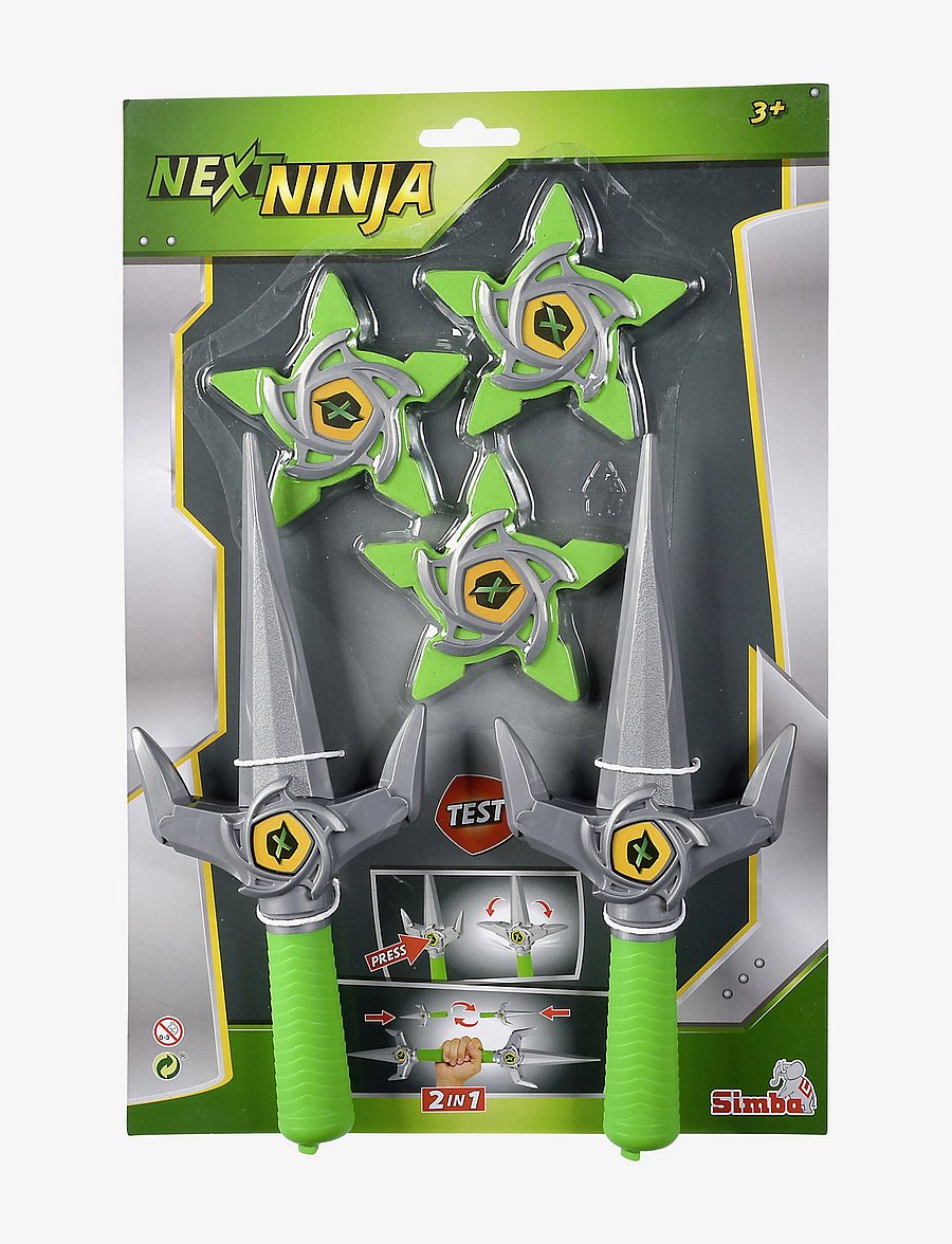 Simba Toys - Simba Toys Ninja Knives and Stars - kostüümide aksessuaarid - green - 1
