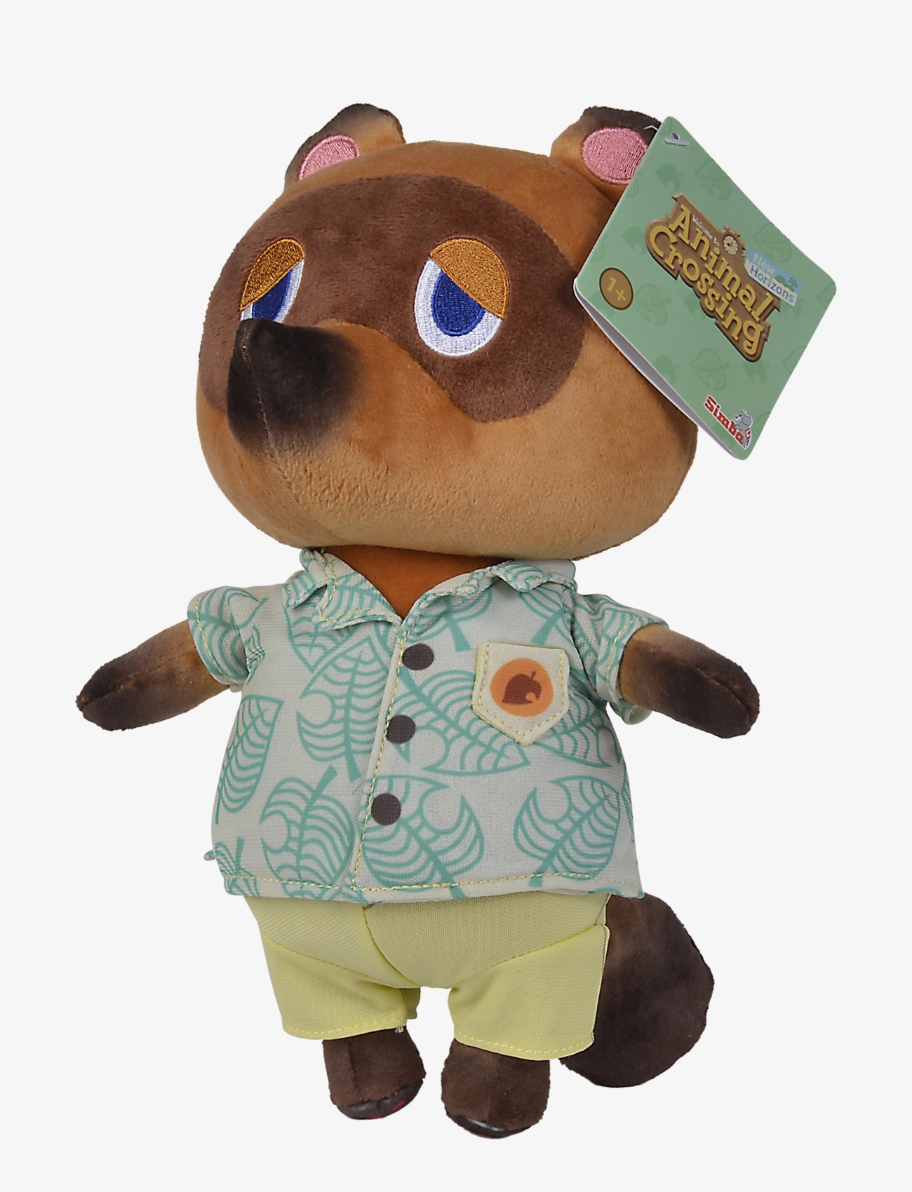 Simba Toys - Animal Crossing, Tom Nook Plush (25 cm) - tøjdyr - brown - 1