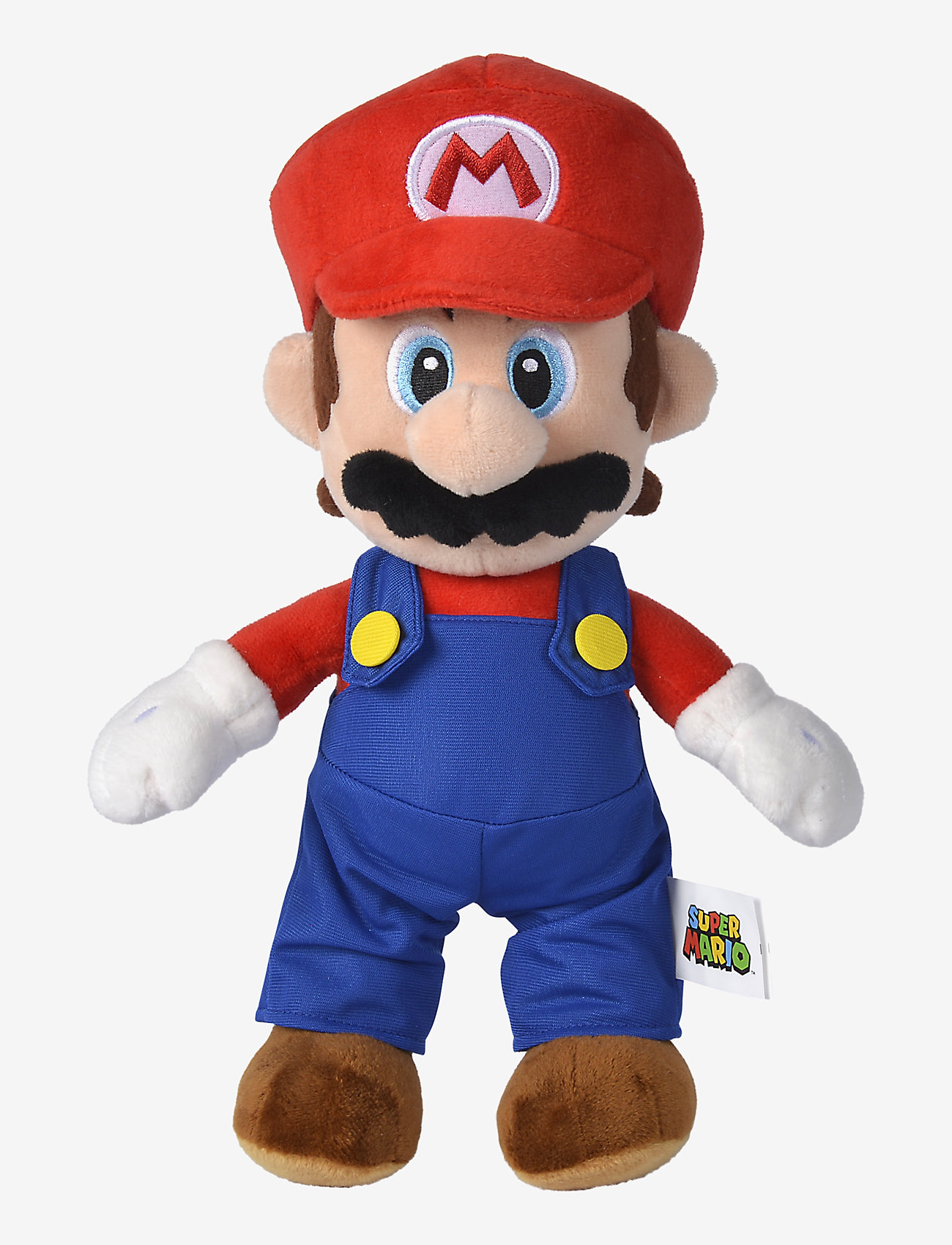Simba Toys - Super Mario Mario Plush, 30cm - laveste priser - multi coloured - 0