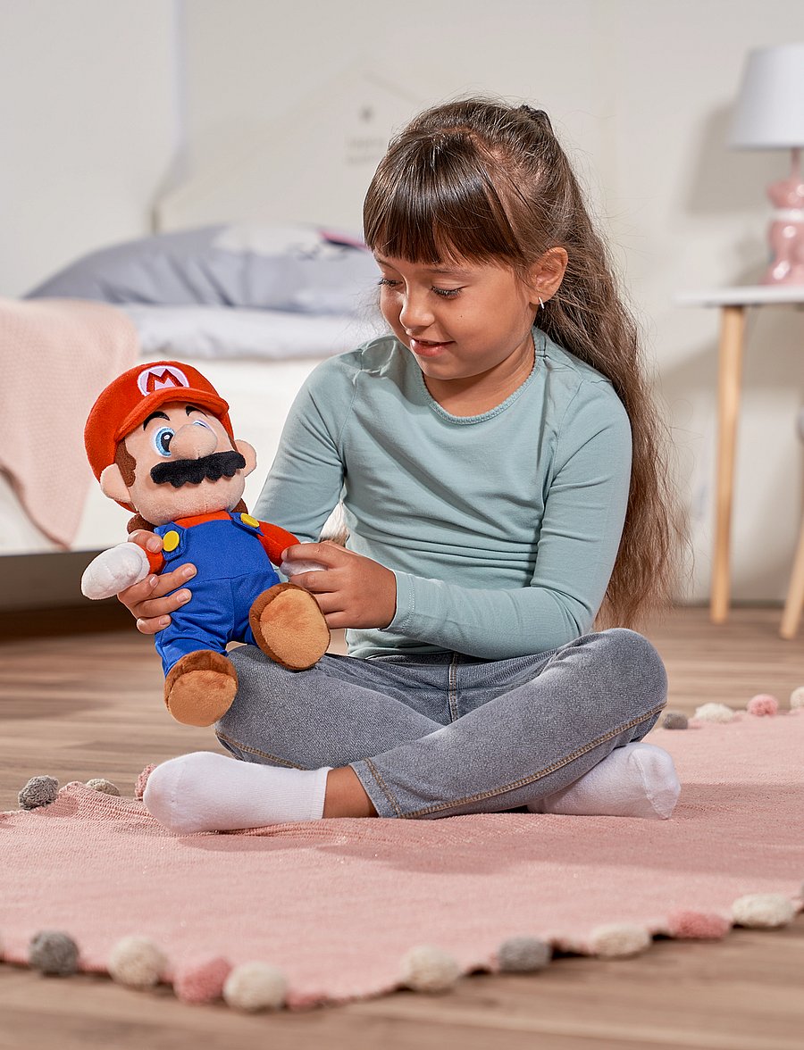 Super Mario - Super Mario Mario Plush, 30cm - pehmed mänguasjad - multi coloured - 3