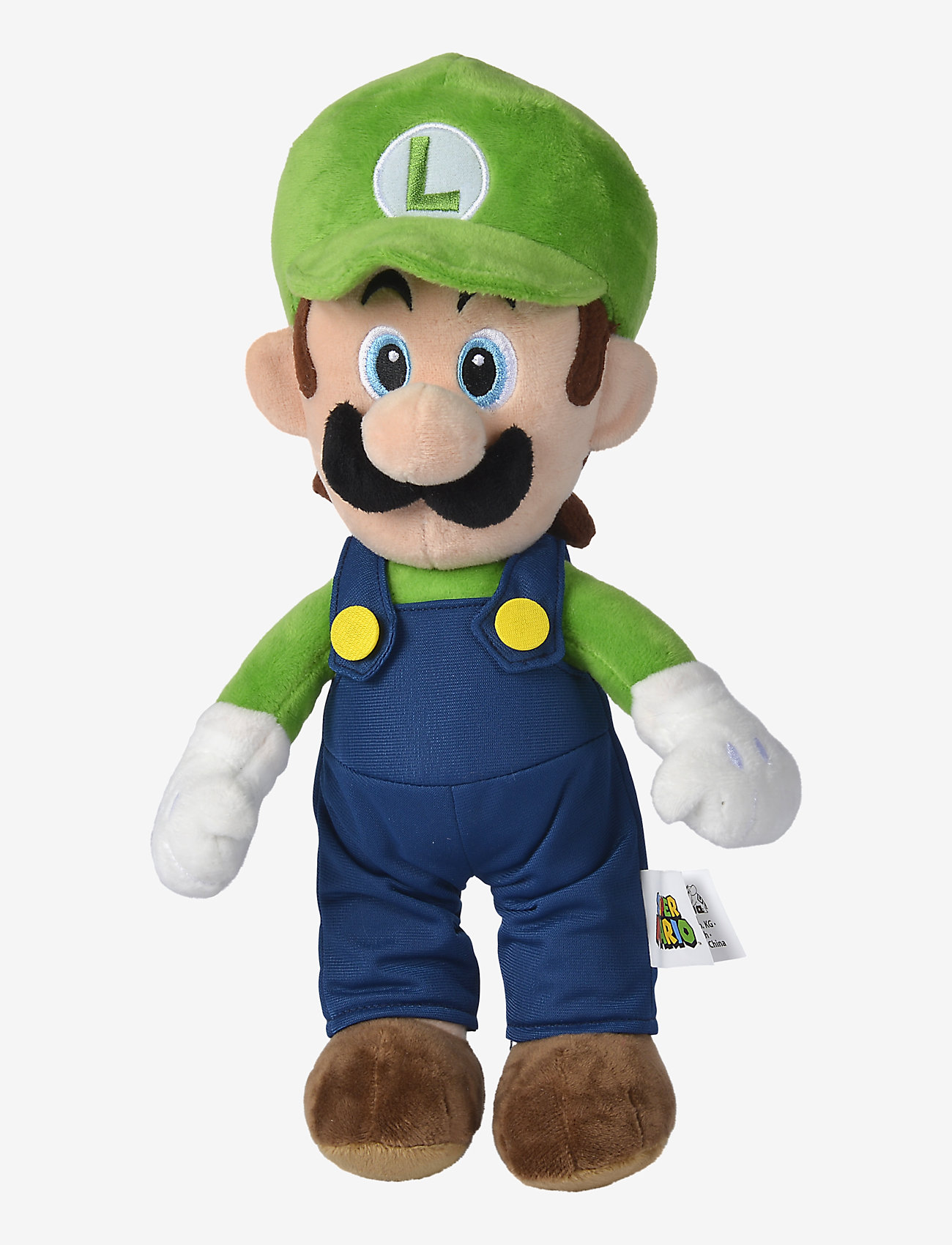 Simba Toys - Super Mario Luigi Plush, 30cm - laveste priser - multi coloured - 0