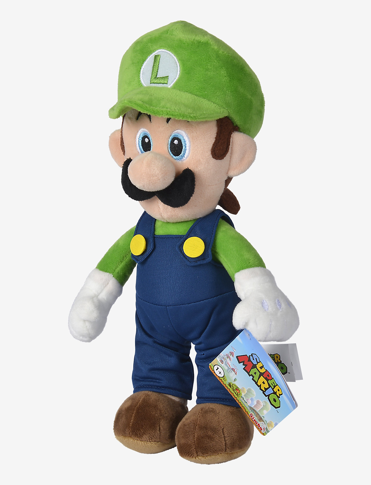 Simba Toys - Super Mario Luigi Plush, 30cm - laveste priser - multi coloured - 1