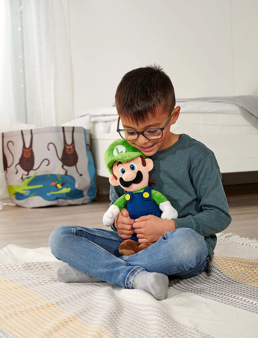 Super Mario - Super Mario Luigi Plush, 30cm - pehmed mänguasjad - multi coloured - 3