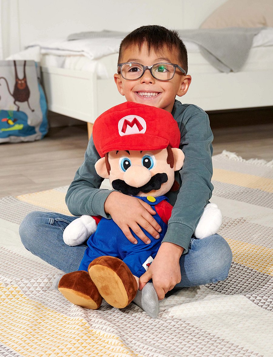 Super Mario - Super Mario, Mario Jumbo Plush, 50cm - plüschspielzeug - multi coloured - 0