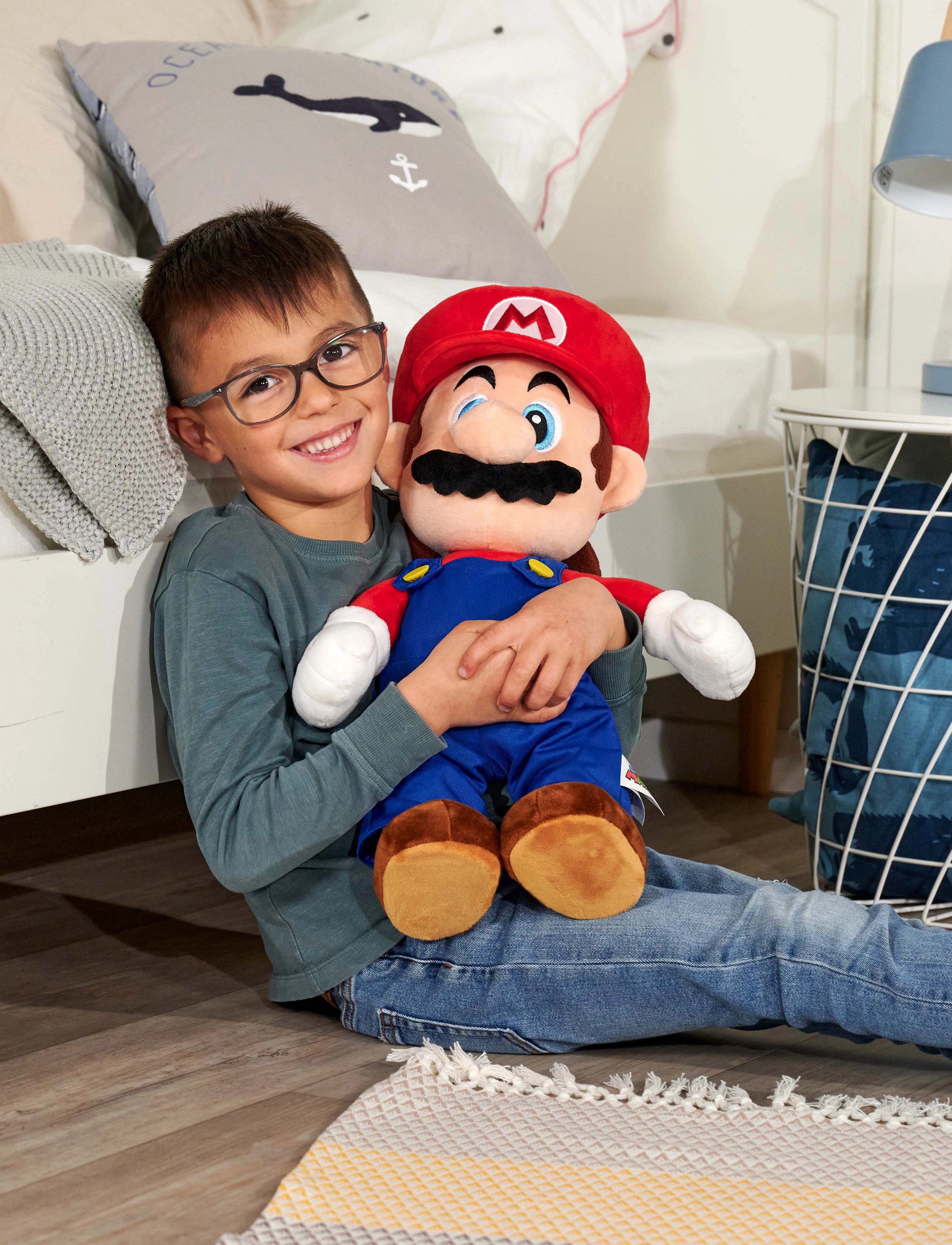 Super Mario - Super Mario - Mario Plush 50cm - mjúk leikföng & fígúrur - multi coloured - 4