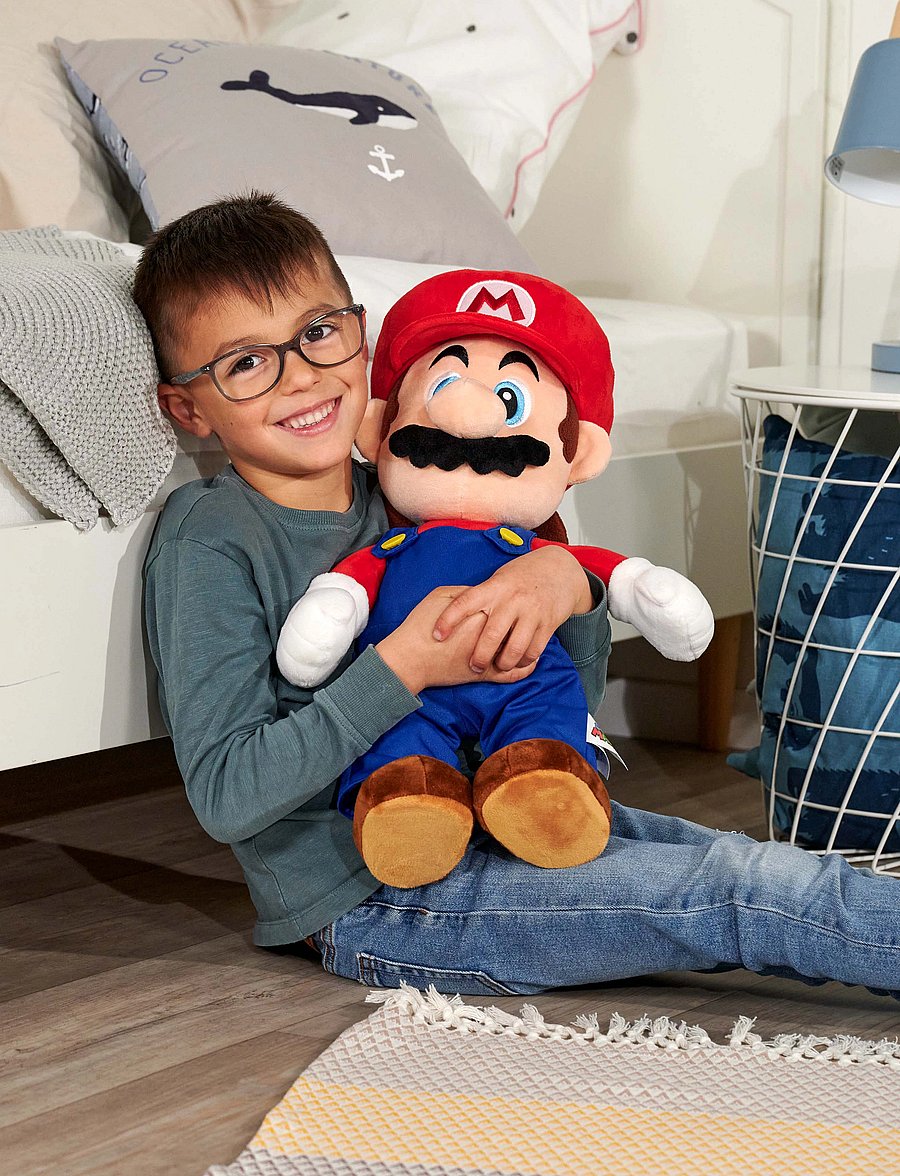 Super Mario - Super Mario, Mario Jumbo Plush, 50cm - plüschspielzeug - multi coloured - 4