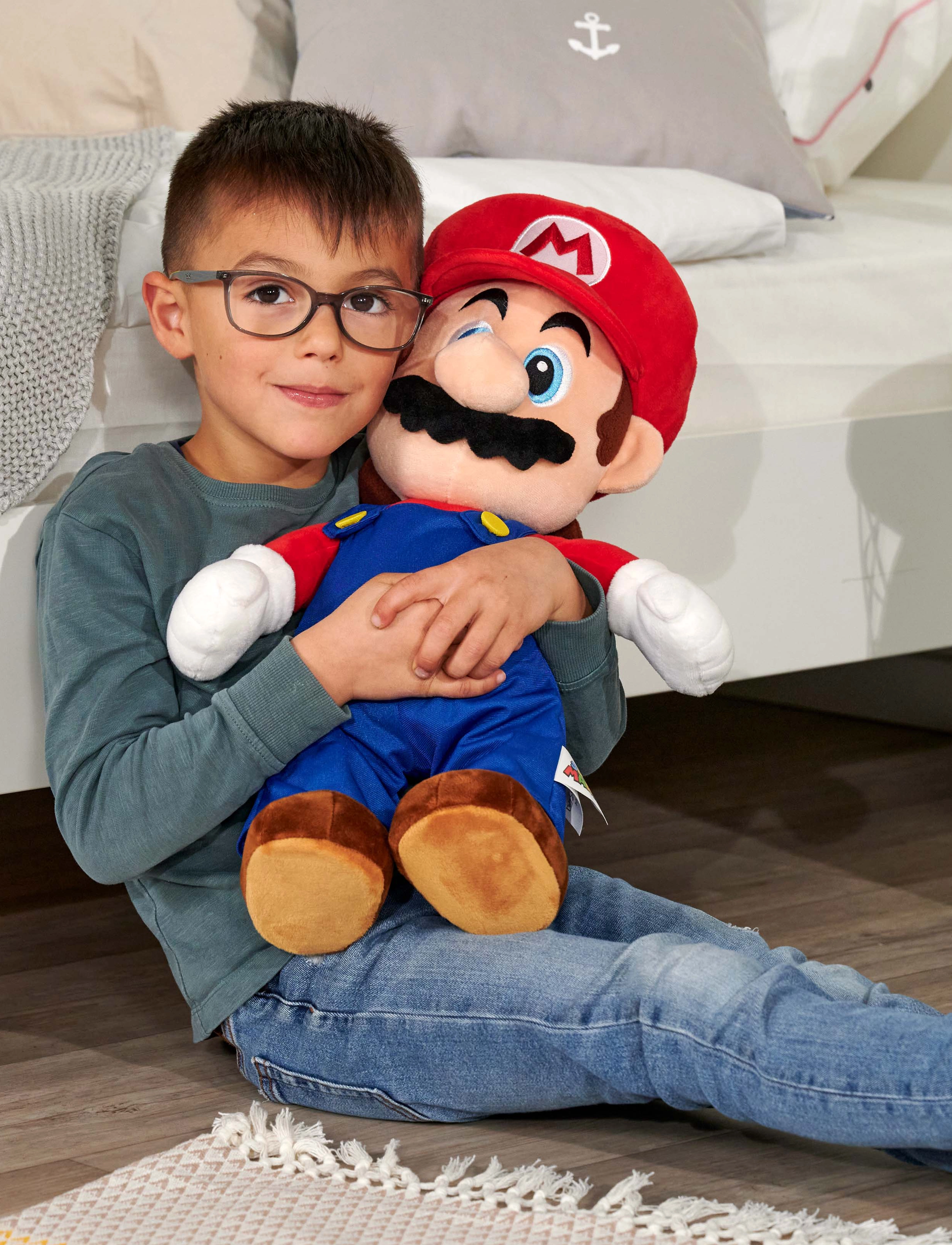 Super Mario - Super Mario - Mario Plush 50cm - mjúk leikföng & fígúrur - multi coloured - 5