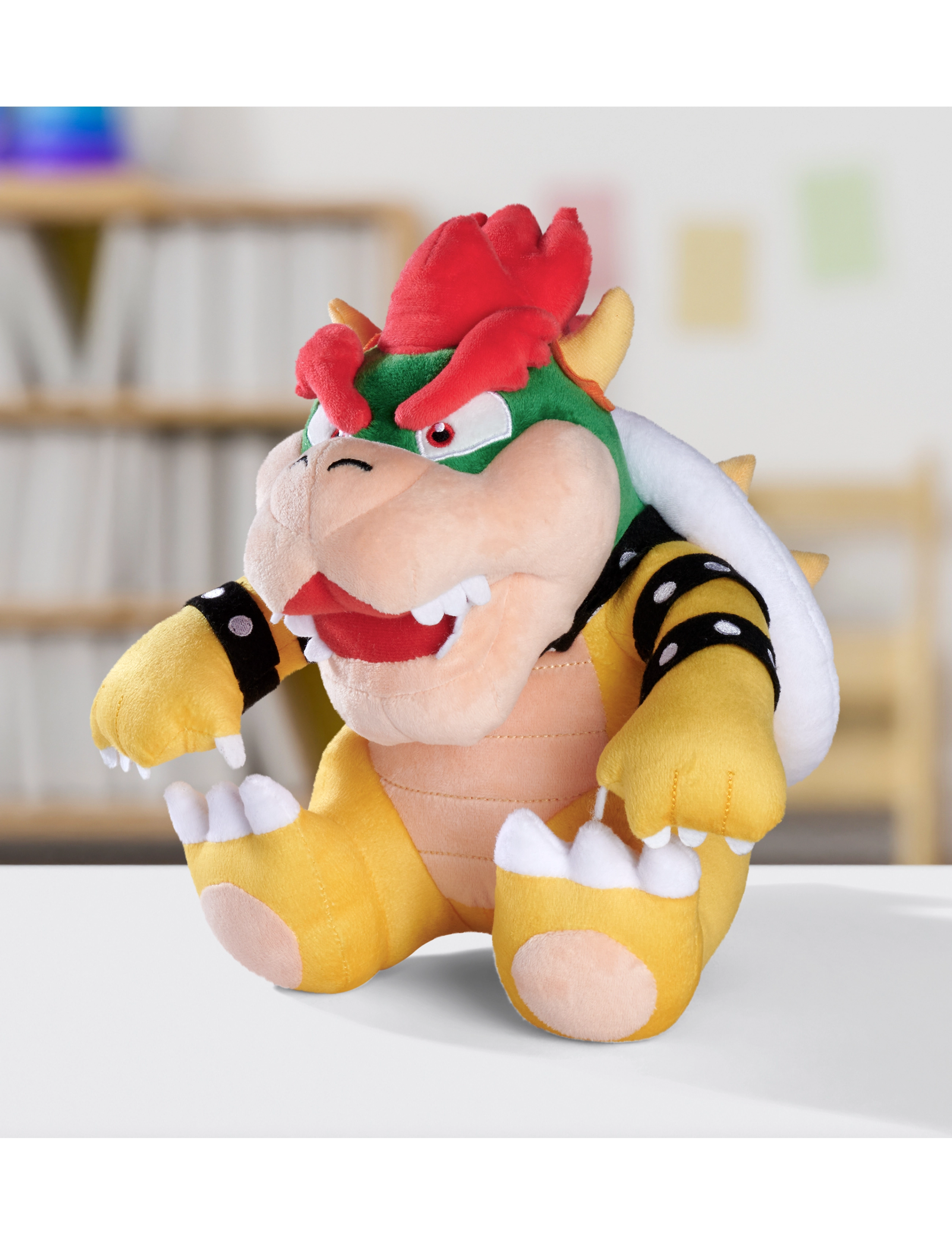 Super Mario Simba Legetøj Suma Bowser Plush, 27cm, One Size, Multi/patterned, Soft Legetøj > Stuffed Legetøj, Børn