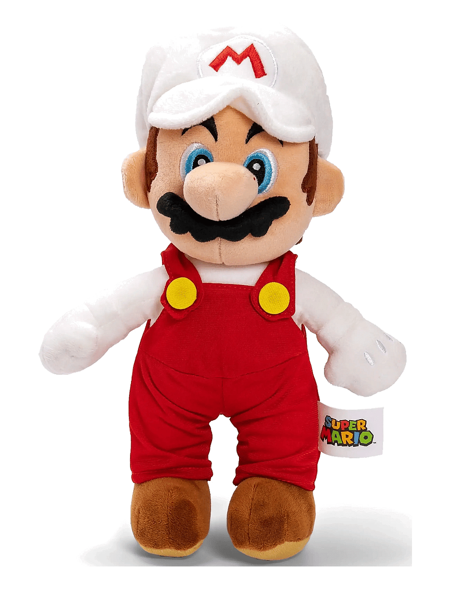 Super Mario - Super Mario - Fire Mario Plush Doll – 30 cm - multi coloured - 1