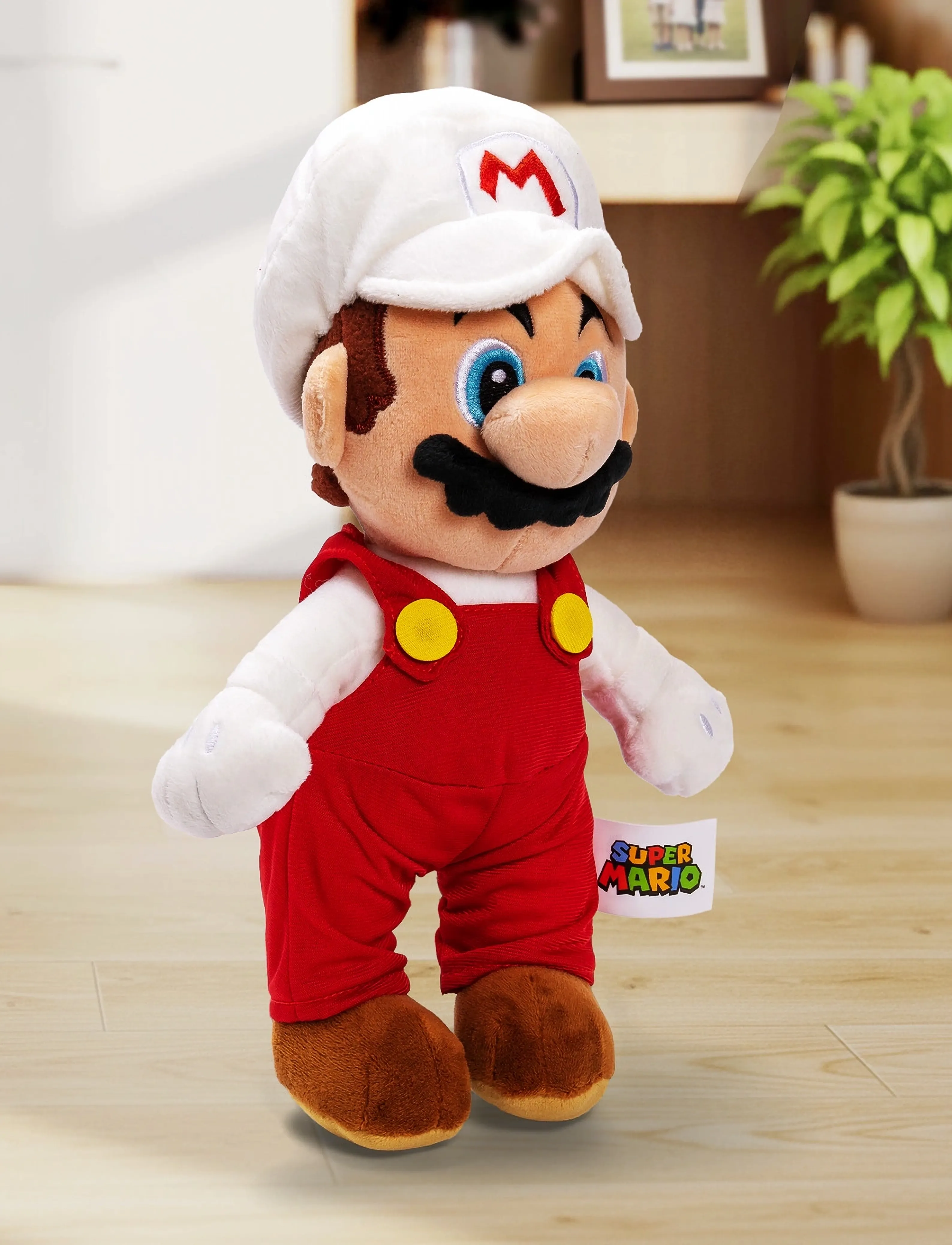 Super Mario - Super Mario - Fire Mario Plush Doll – 30 cm - multi coloured - 5