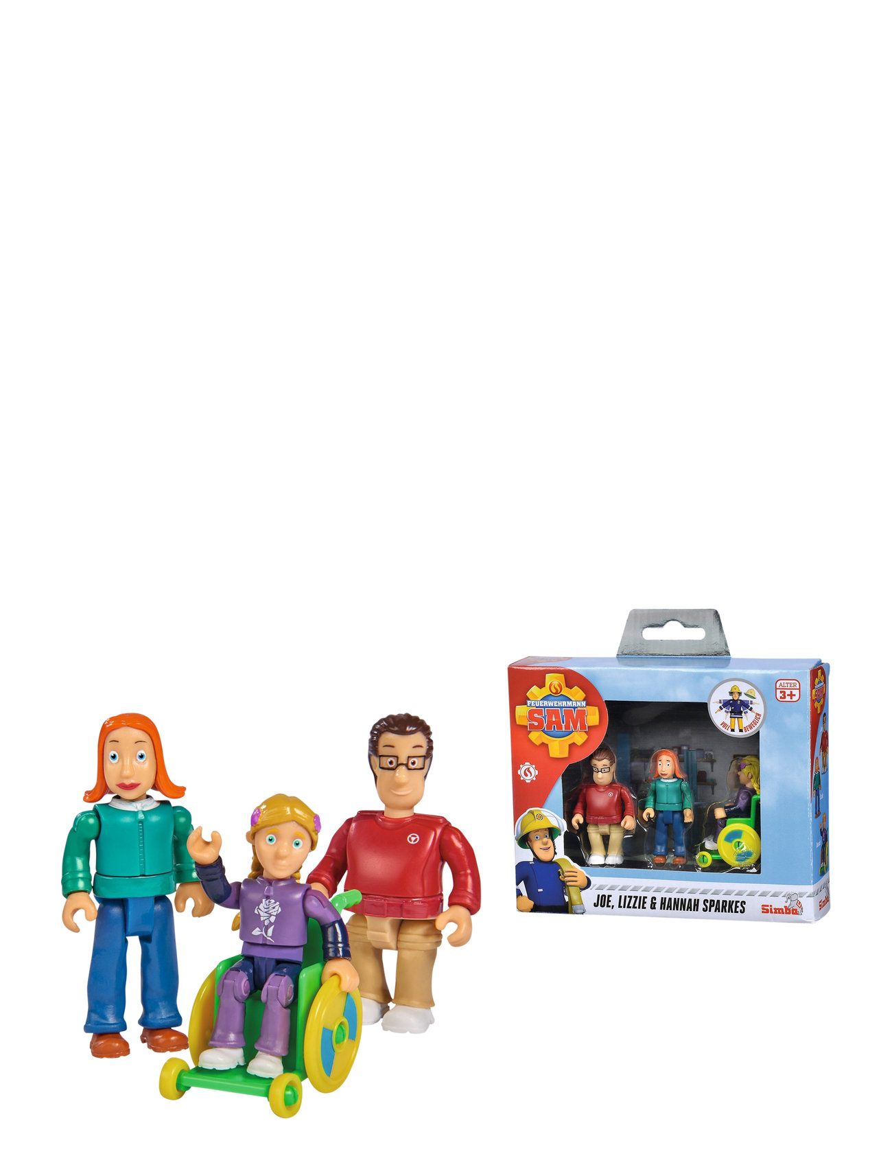Simba Toys - Fireman Sam - Sparkes Family Figurine Set - alhaisimmat hinnat - multi coloured - 0