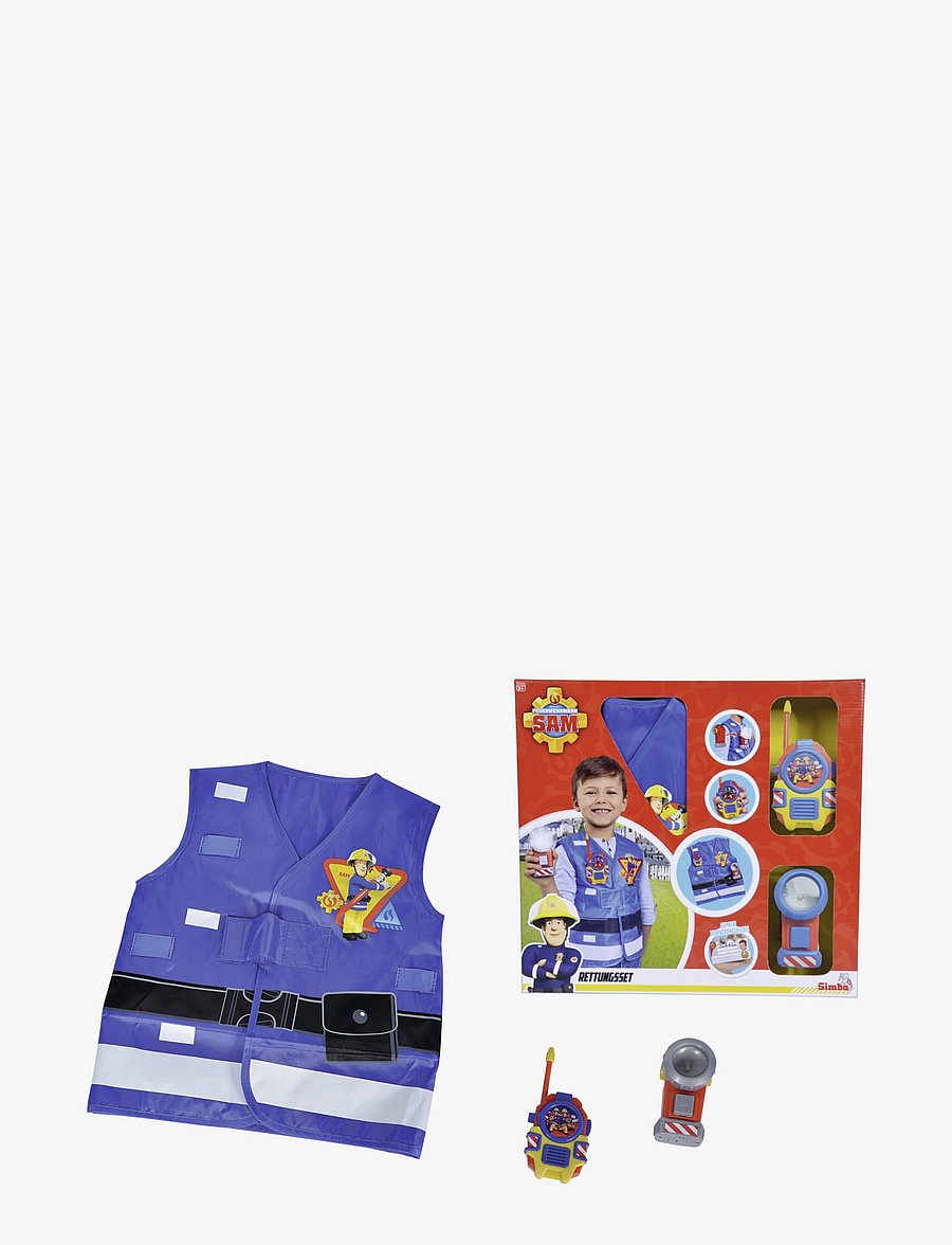 Brandman Sam - Brandman Sam Räddningsset - maskeradkläder - blue - 1