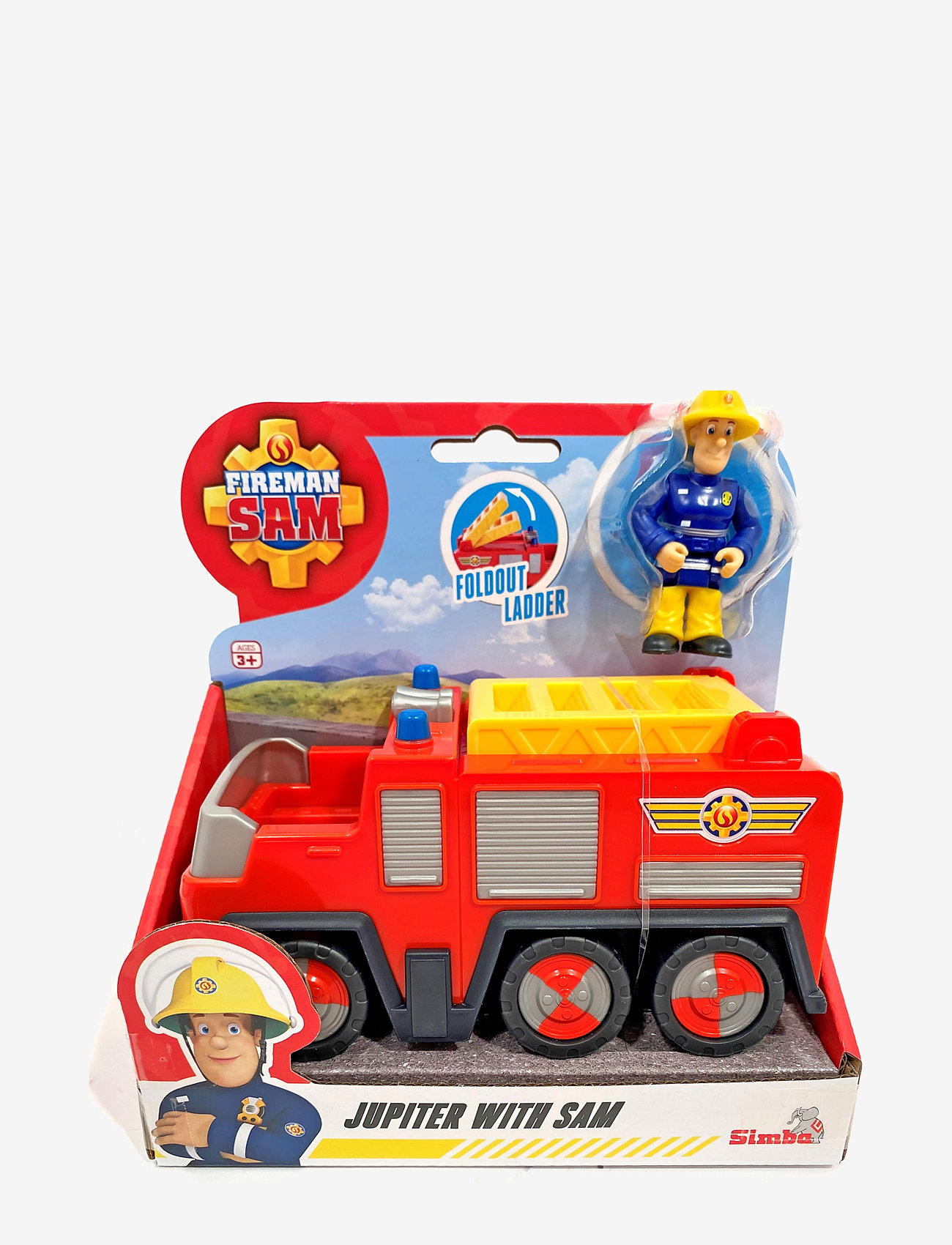 Simba Toys - Fireman Sam Jupiter Fire Truck with Sam Figurine - red - 1