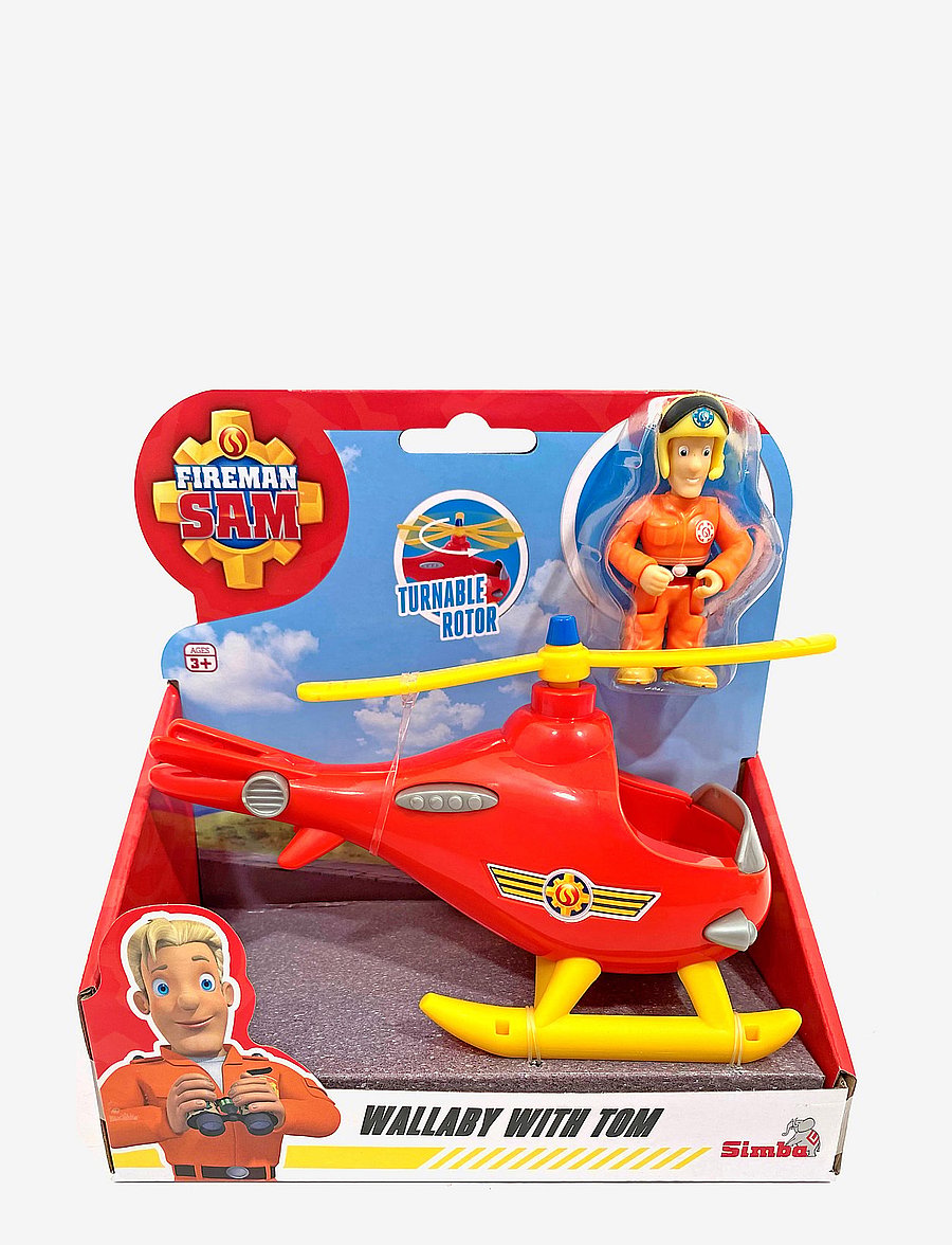 Brannmann Sam - Brannmann Sam Wallaby med Tom Thomas Figur - fly - red - 2