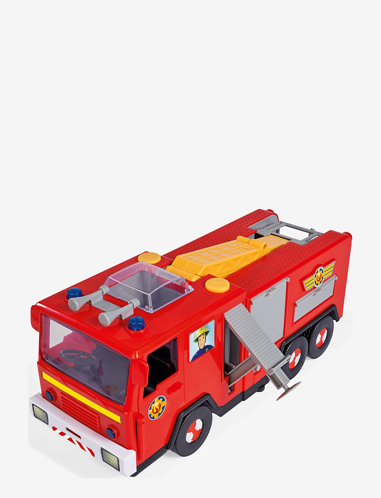 Simba Toys - Brannmann Sam Brannbil Jupiter med Figur Sesong 13 - brannbiler - red - 1